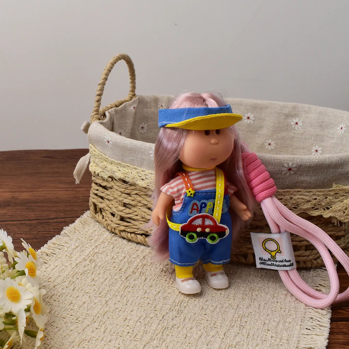 14cm Dress-up Articulated Potato Doll Keychain