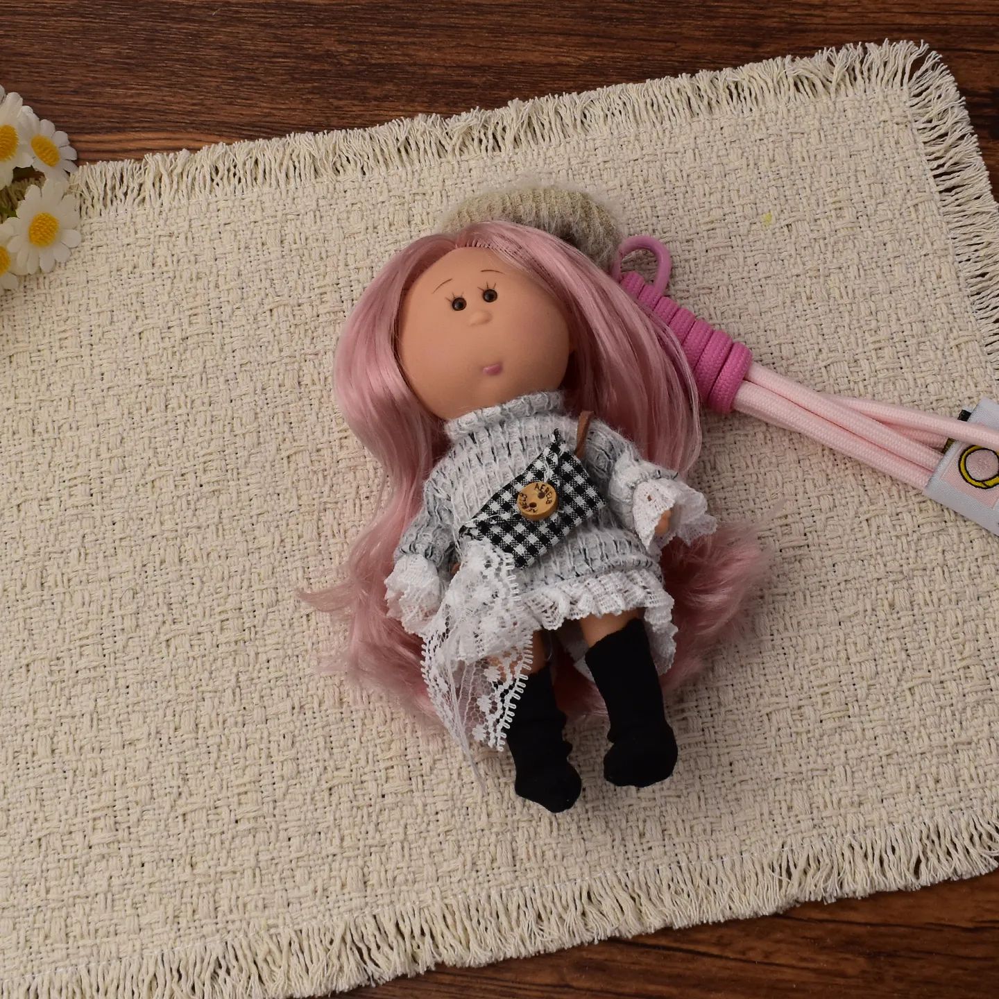 14cm Dress-up Articulated Potato Doll Keychain