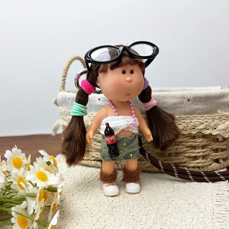 14cm Dress-up Articulated Potato Doll Keychain