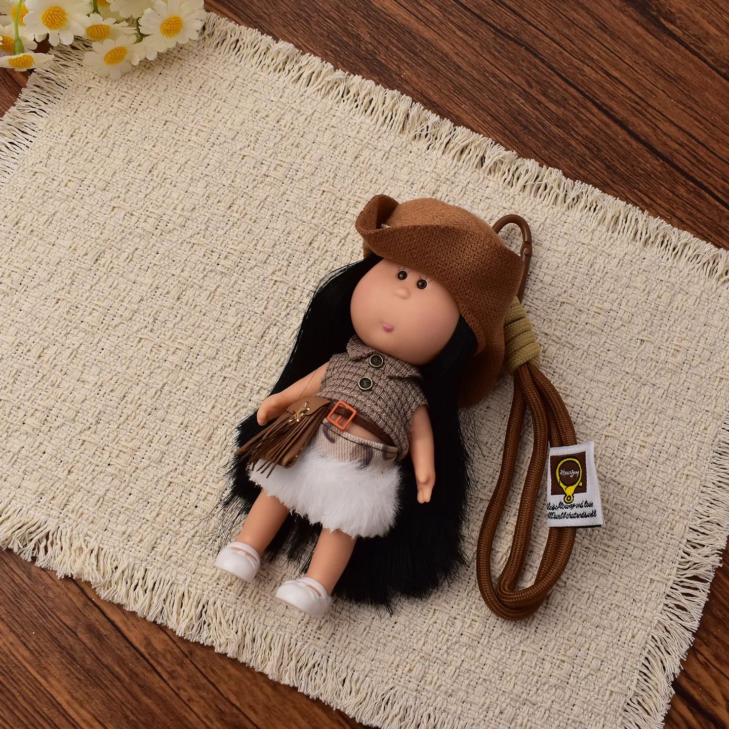 14cm Dress-up Articulated Potato Doll Keychain