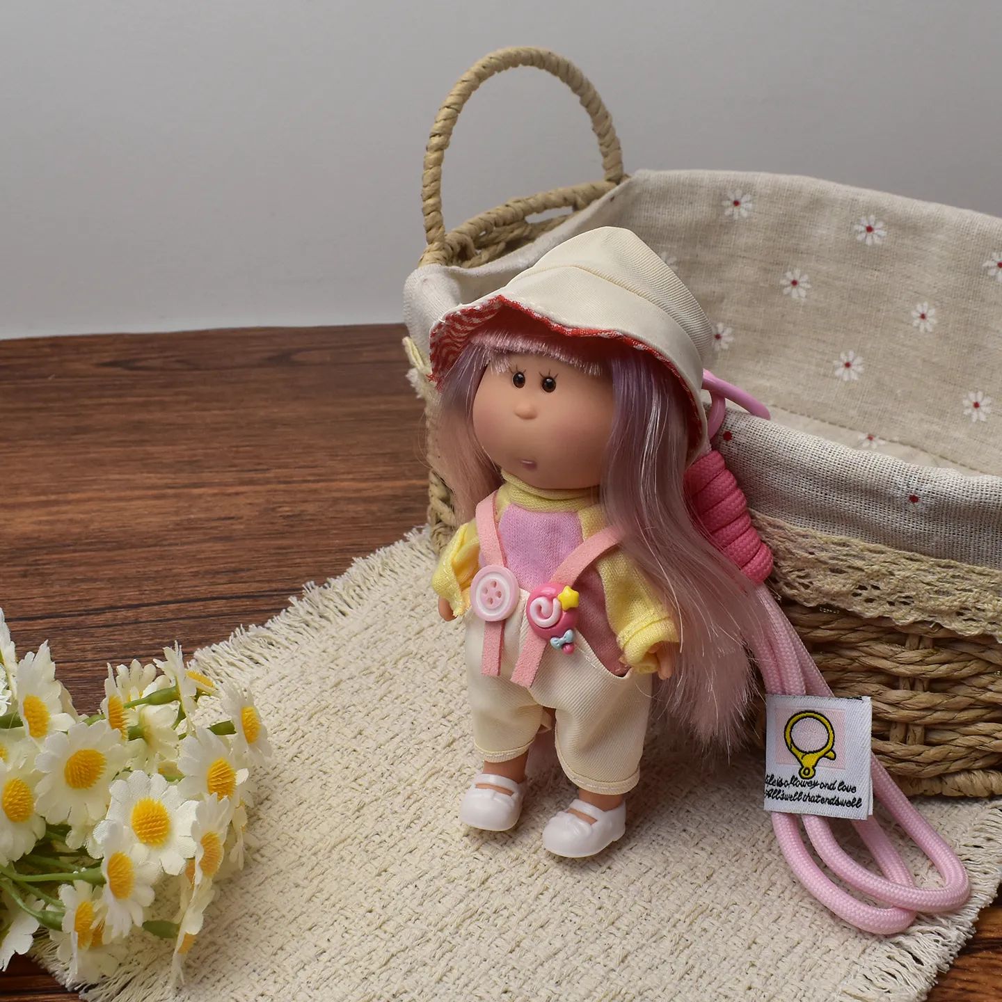 14cm Dress-up Articulated Potato Doll Keychain