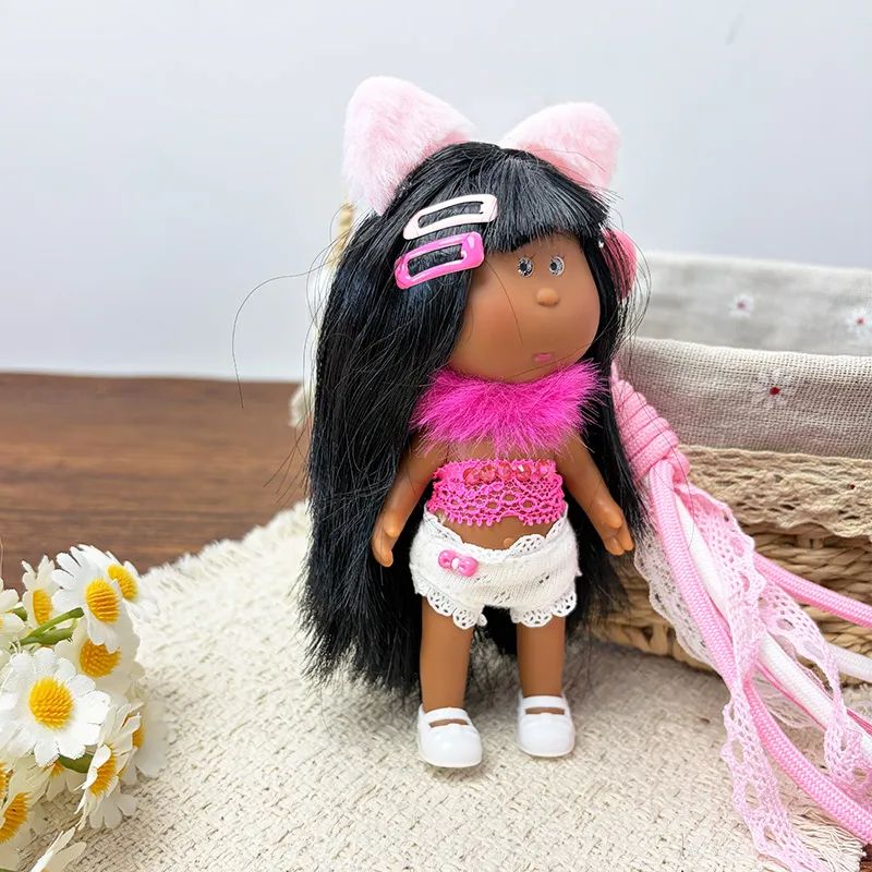 14cm Dress-up Articulated Potato Doll Keychain