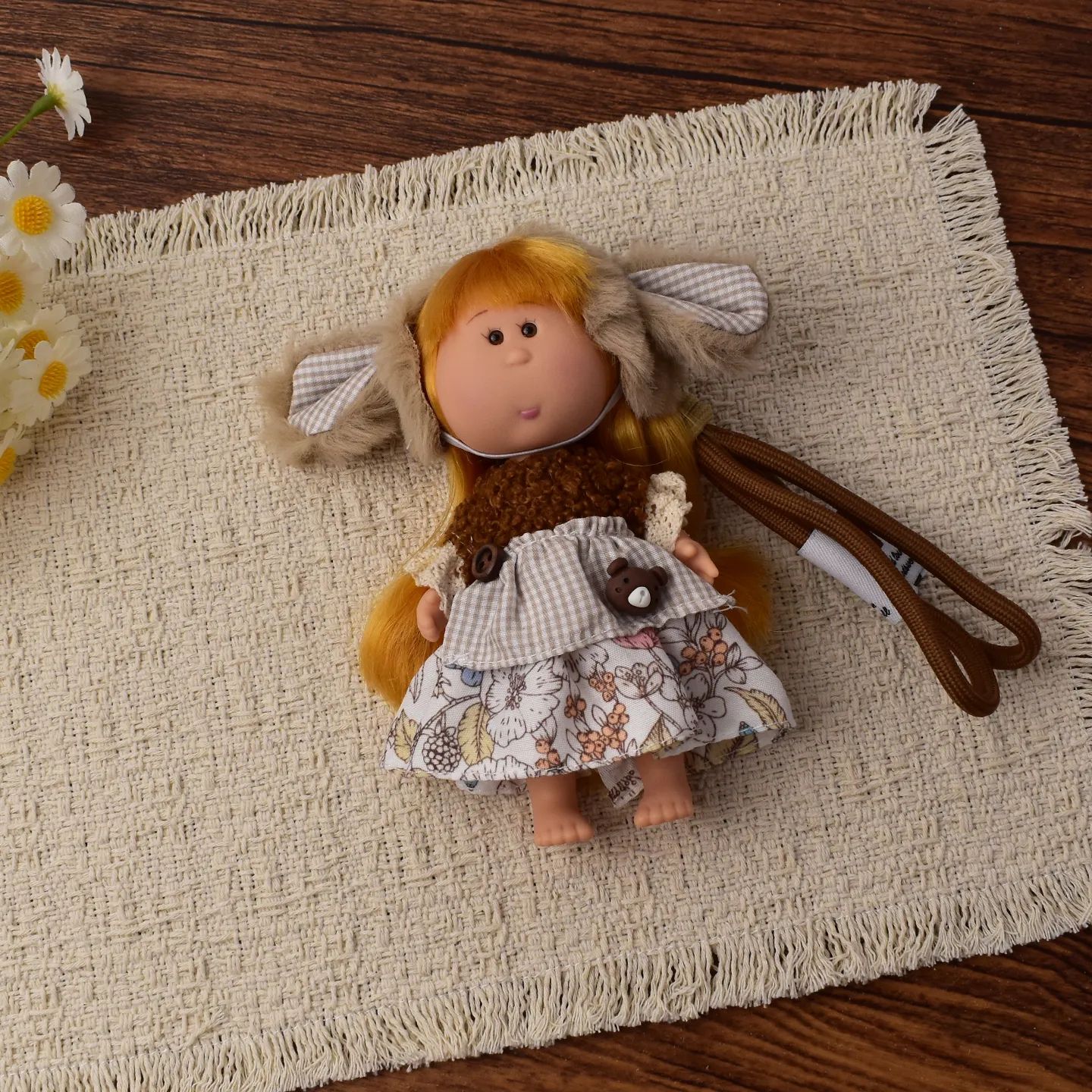 14cm Dress-up Articulated Potato Doll Keychain