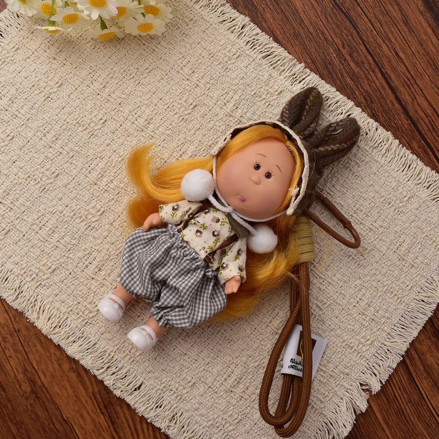 14cm Dress-up Articulated Potato Doll Keychain