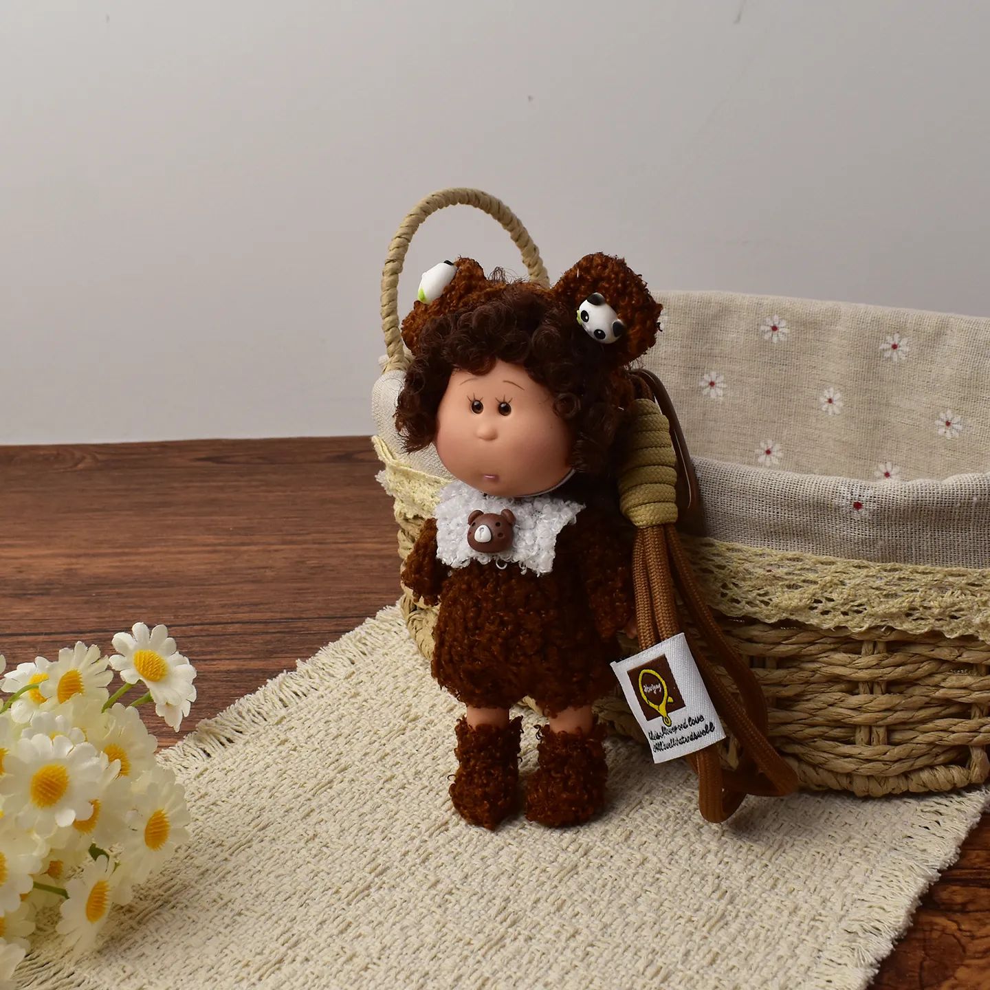 14cm Dress-up Articulated Potato Doll Keychain