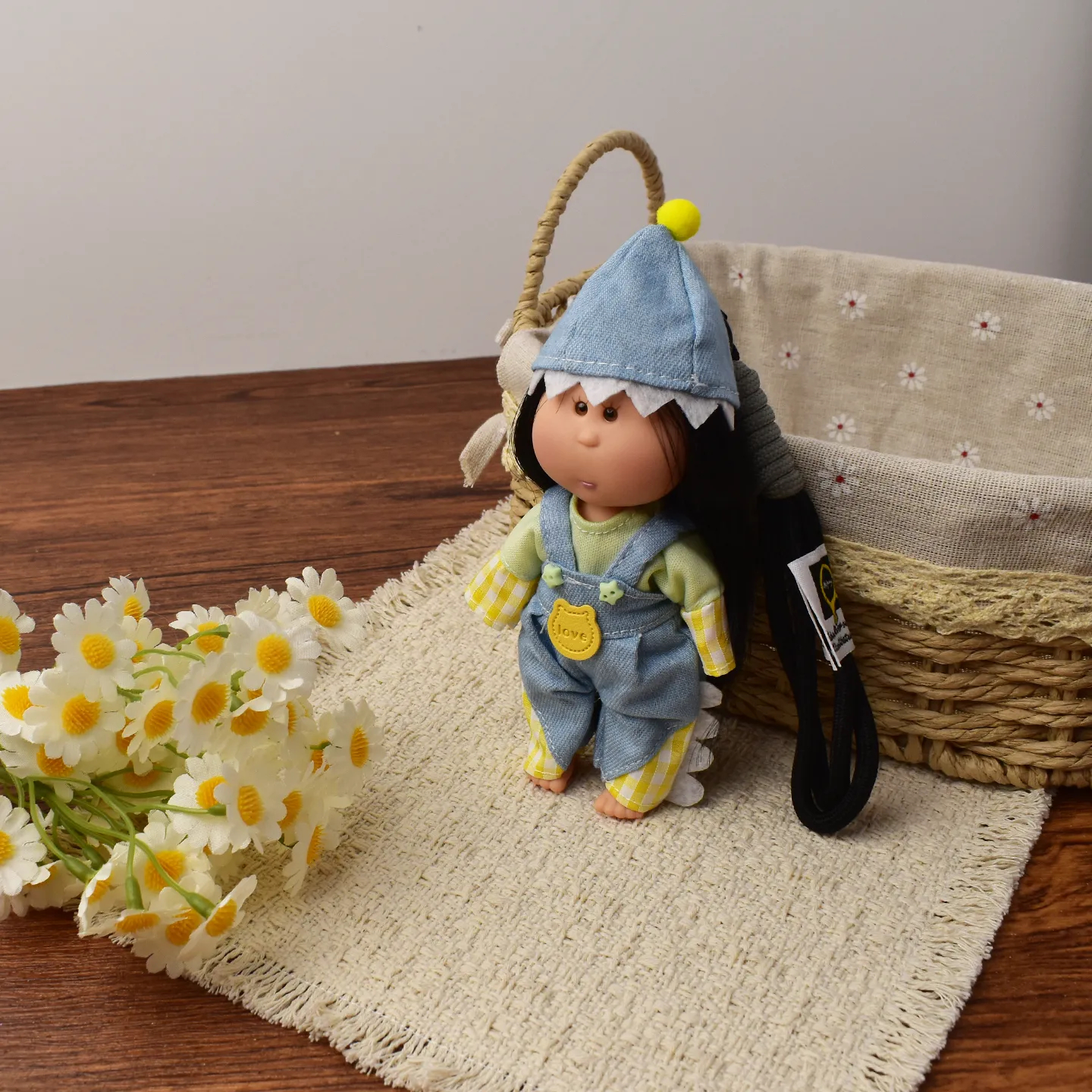 14cm Dress-up Articulated Potato Doll Keychain
