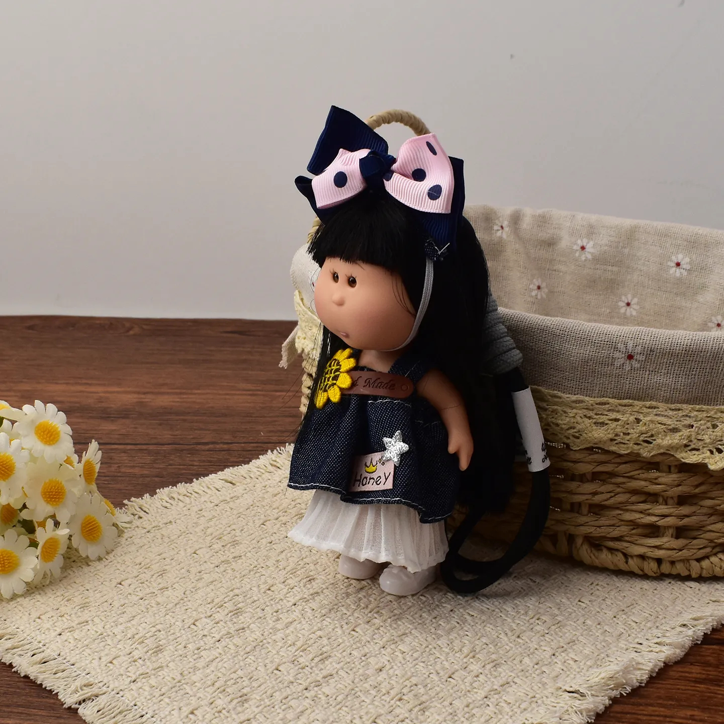14cm Dress-up Articulated Potato Doll Keychain