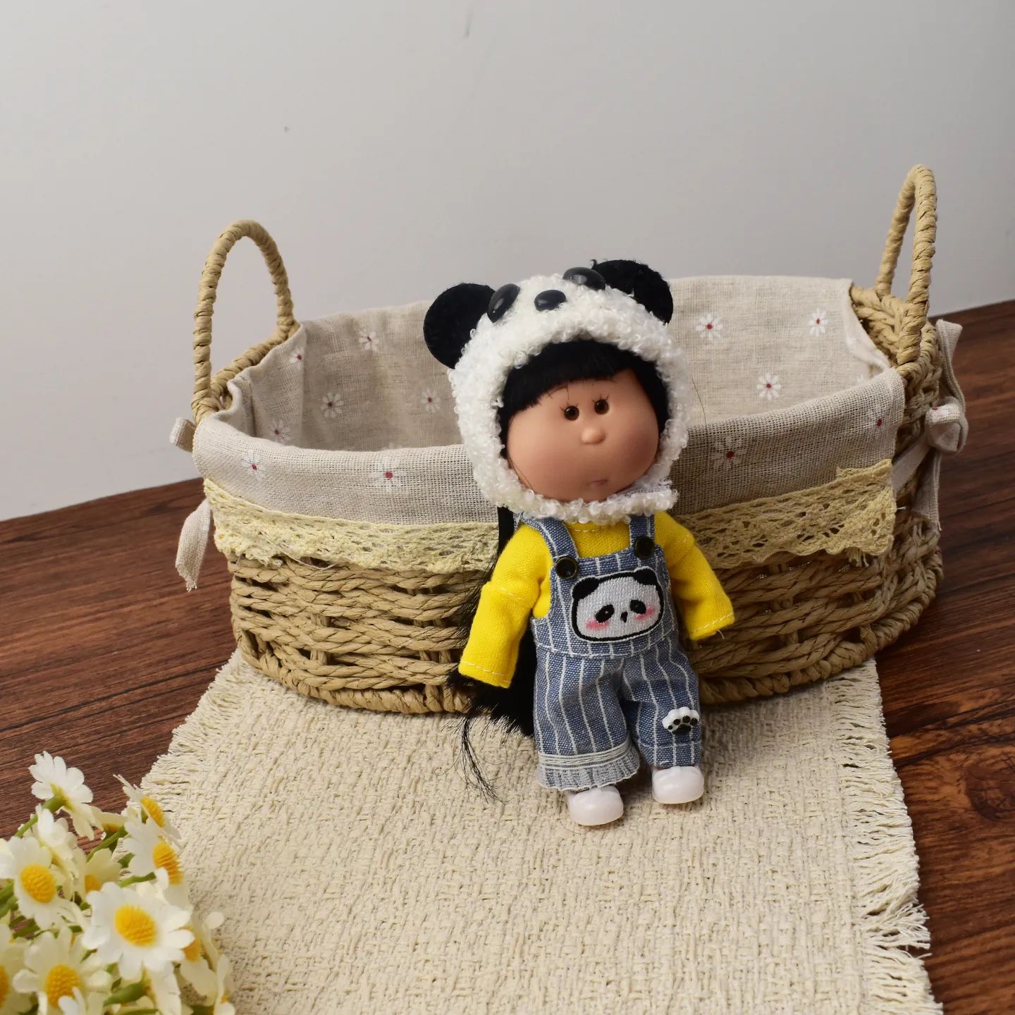 14cm Dress-up Articulated Potato Doll Keychain