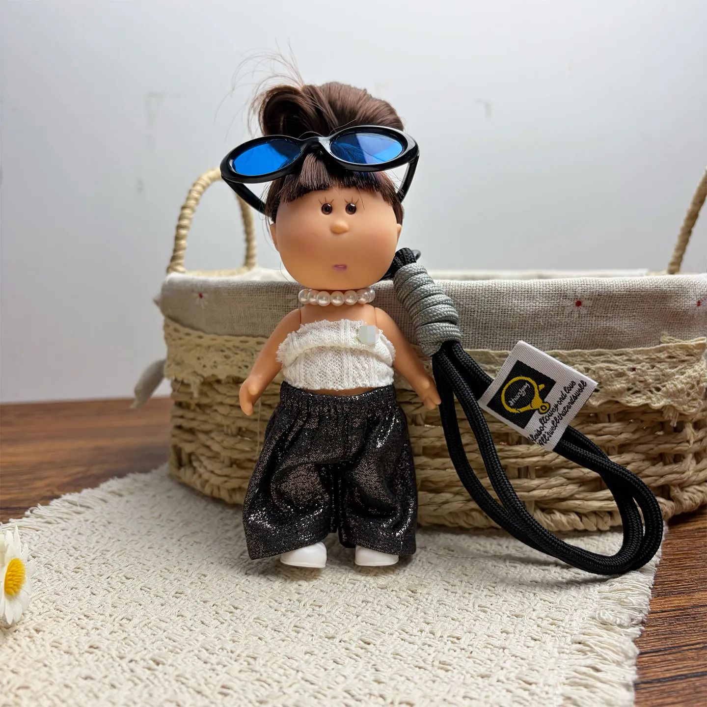 14cm Dress-up Articulated Potato Doll Keychain