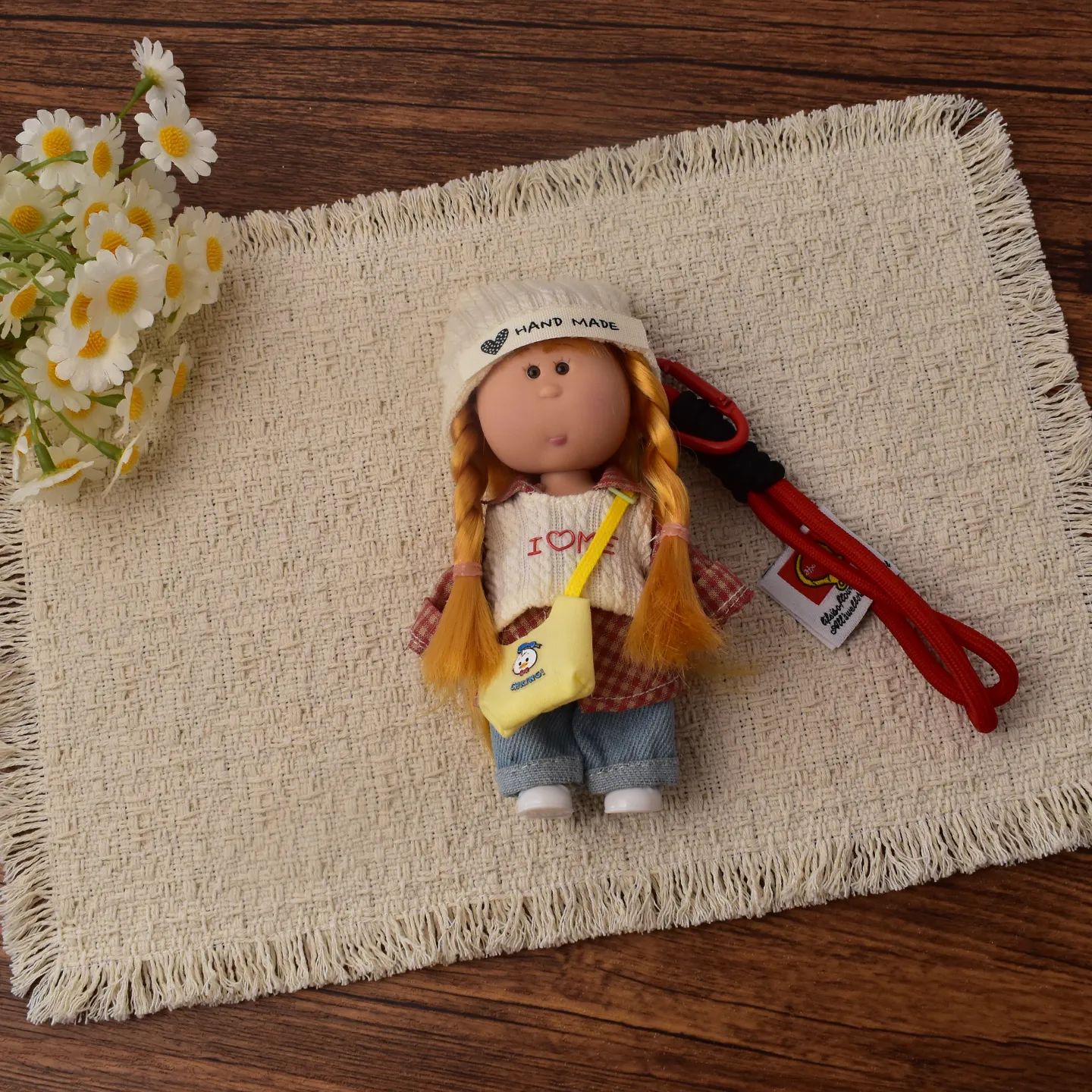 14cm Dress-up Articulated Potato Doll Keychain