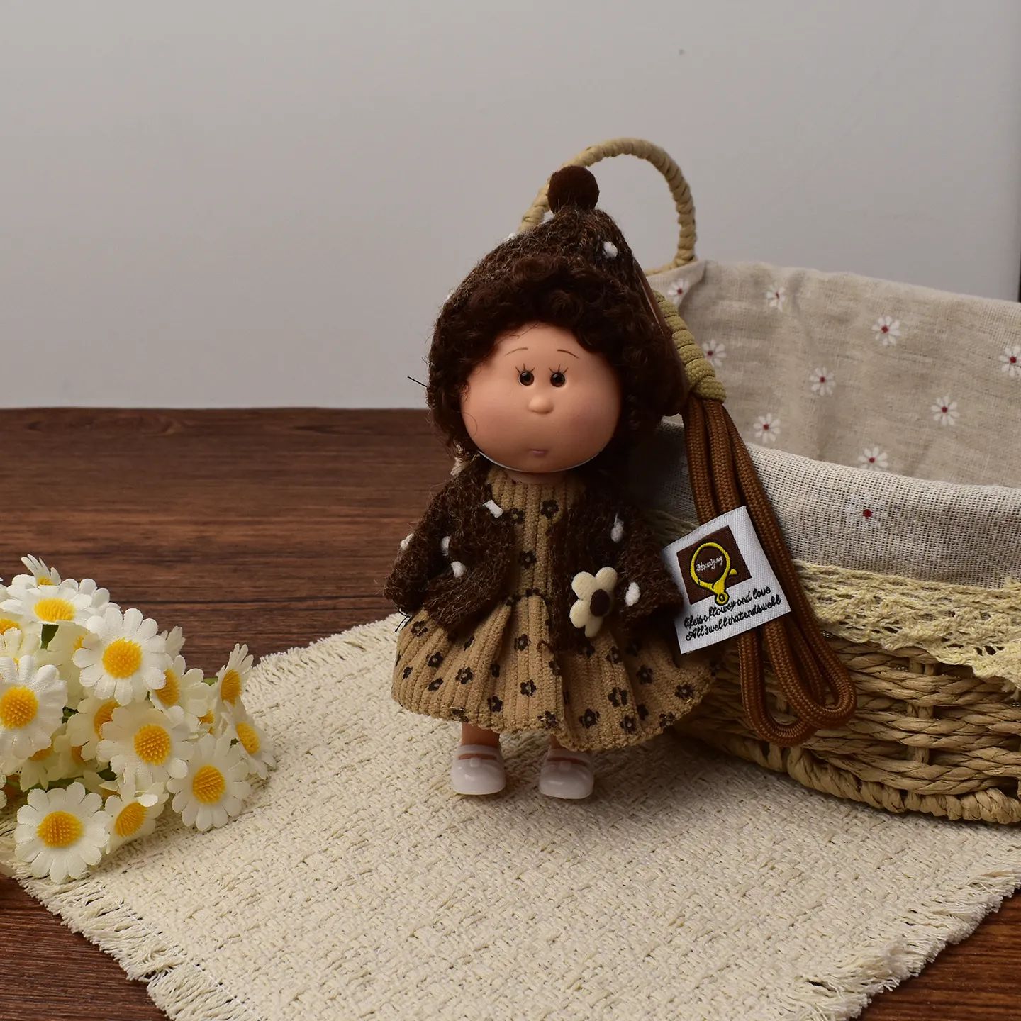 14cm Dress-up Articulated Potato Doll Keychain