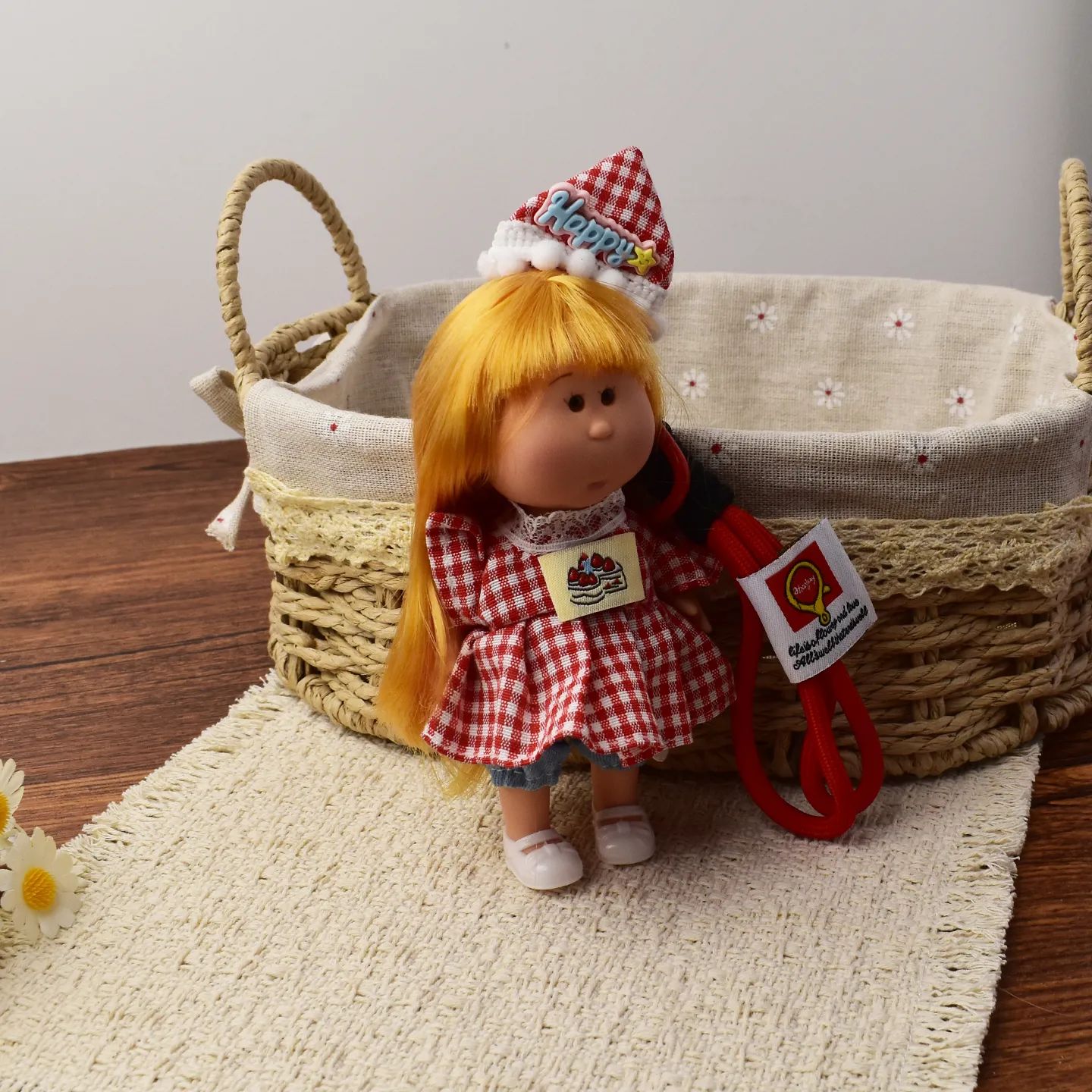 14cm Dress-up Articulated Potato Doll Keychain
