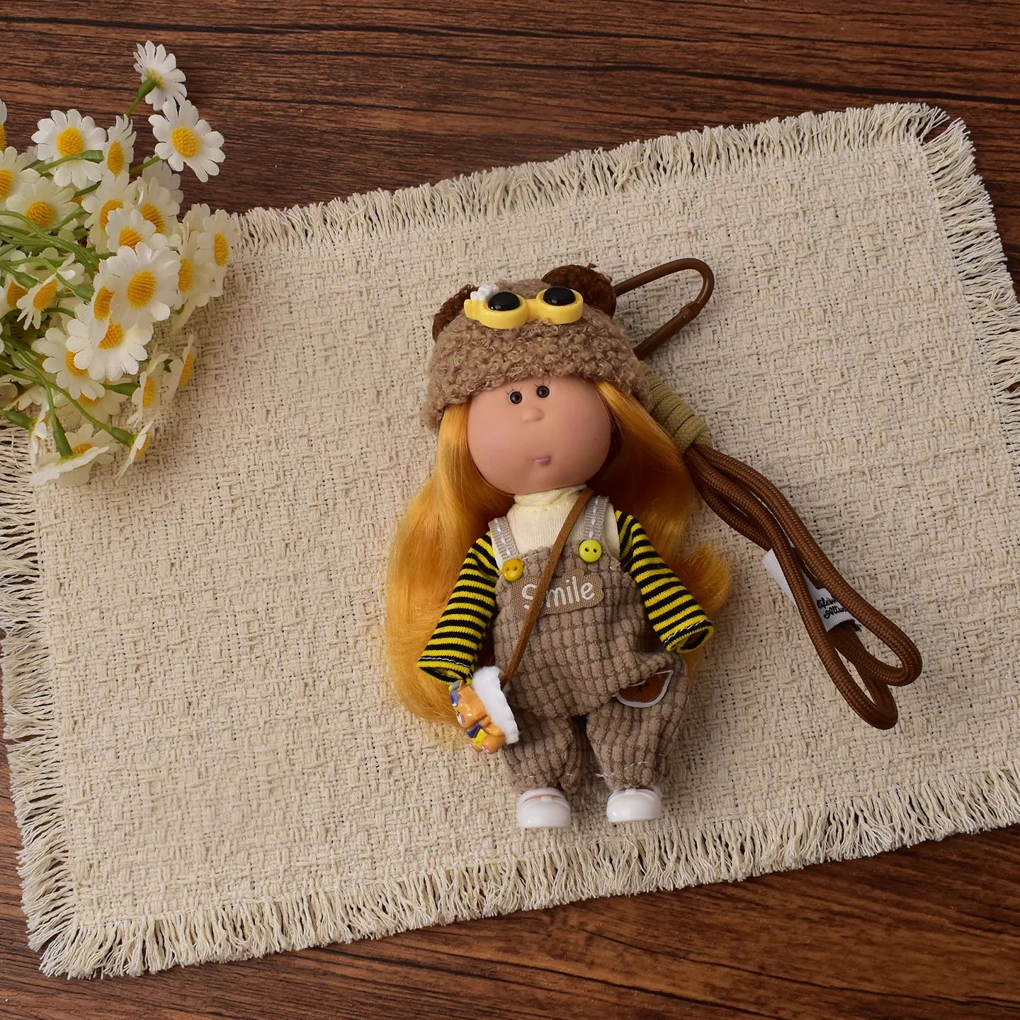 14cm Dress-up Articulated Potato Doll Keychain