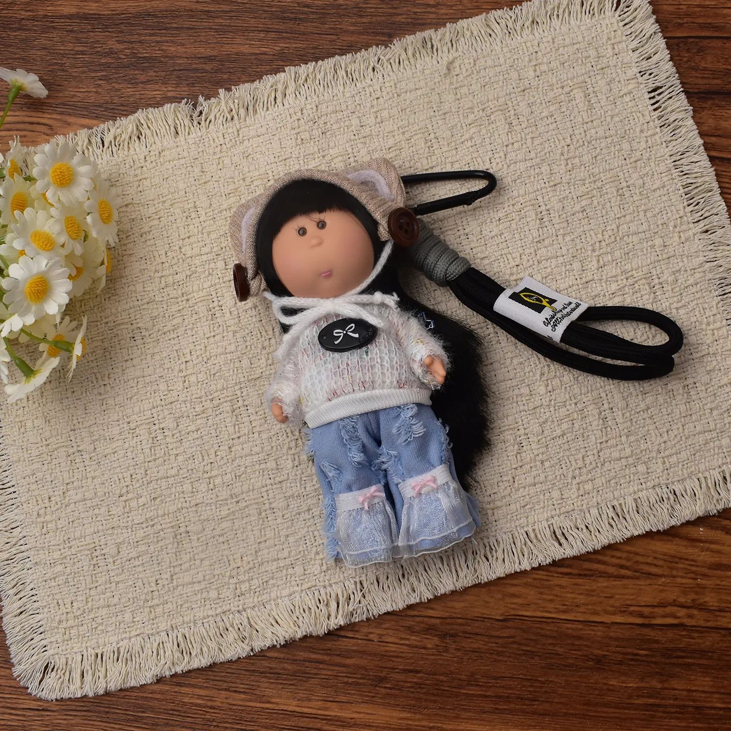 14cm Dress-up Articulated Potato Doll Keychain