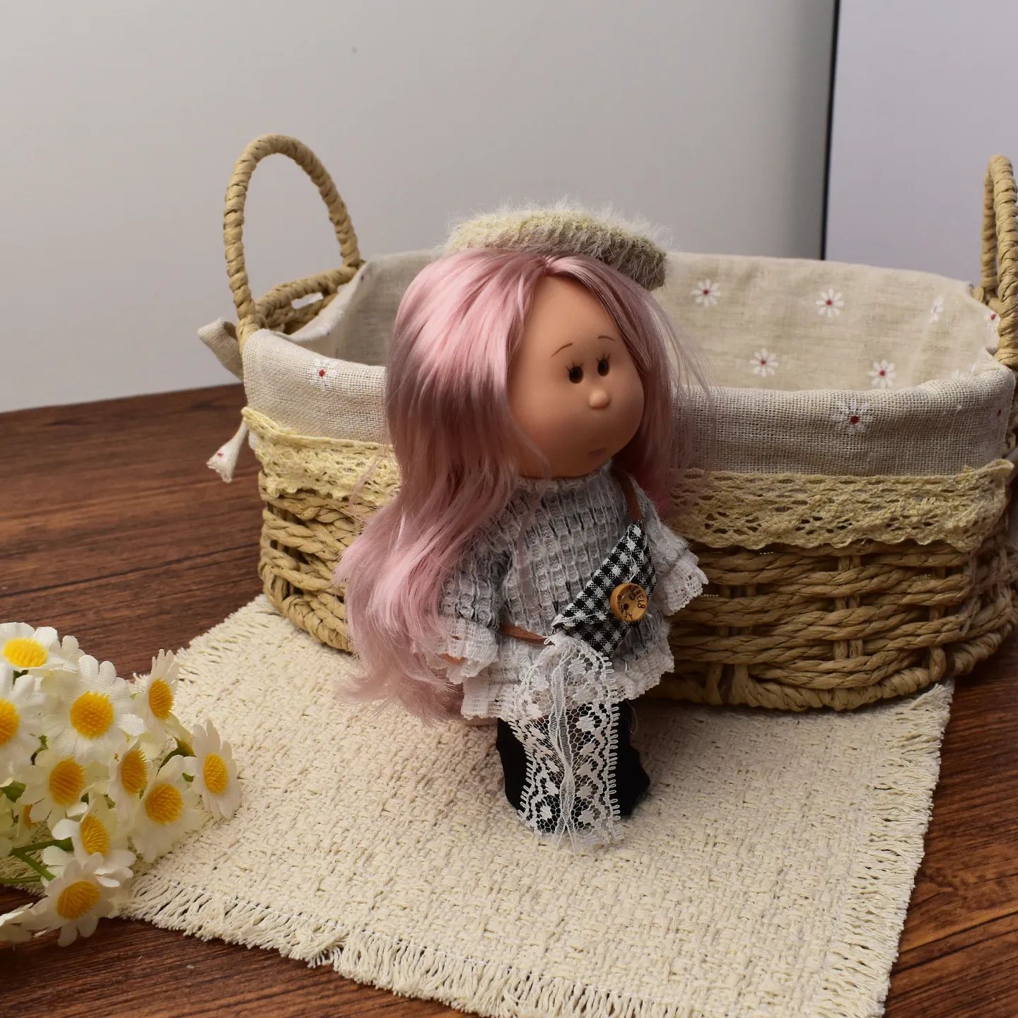 14cm Dress-up Articulated Potato Doll Keychain
