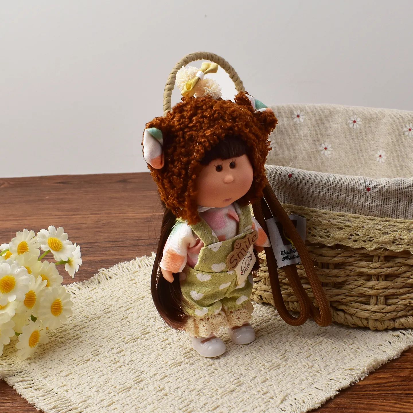 14cm Dress-up Articulated Potato Doll Keychain