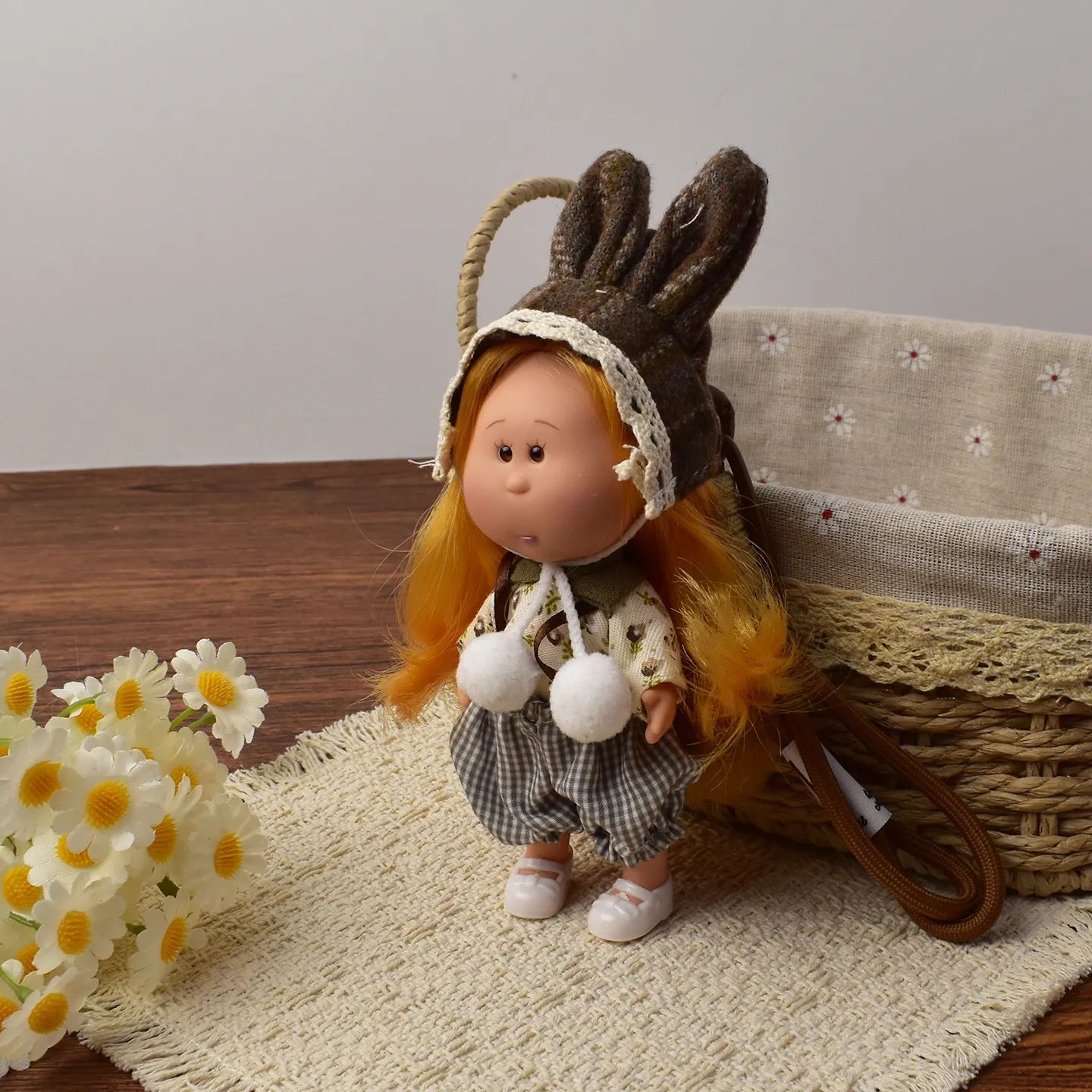 14cm Dress-up Articulated Potato Doll Keychain