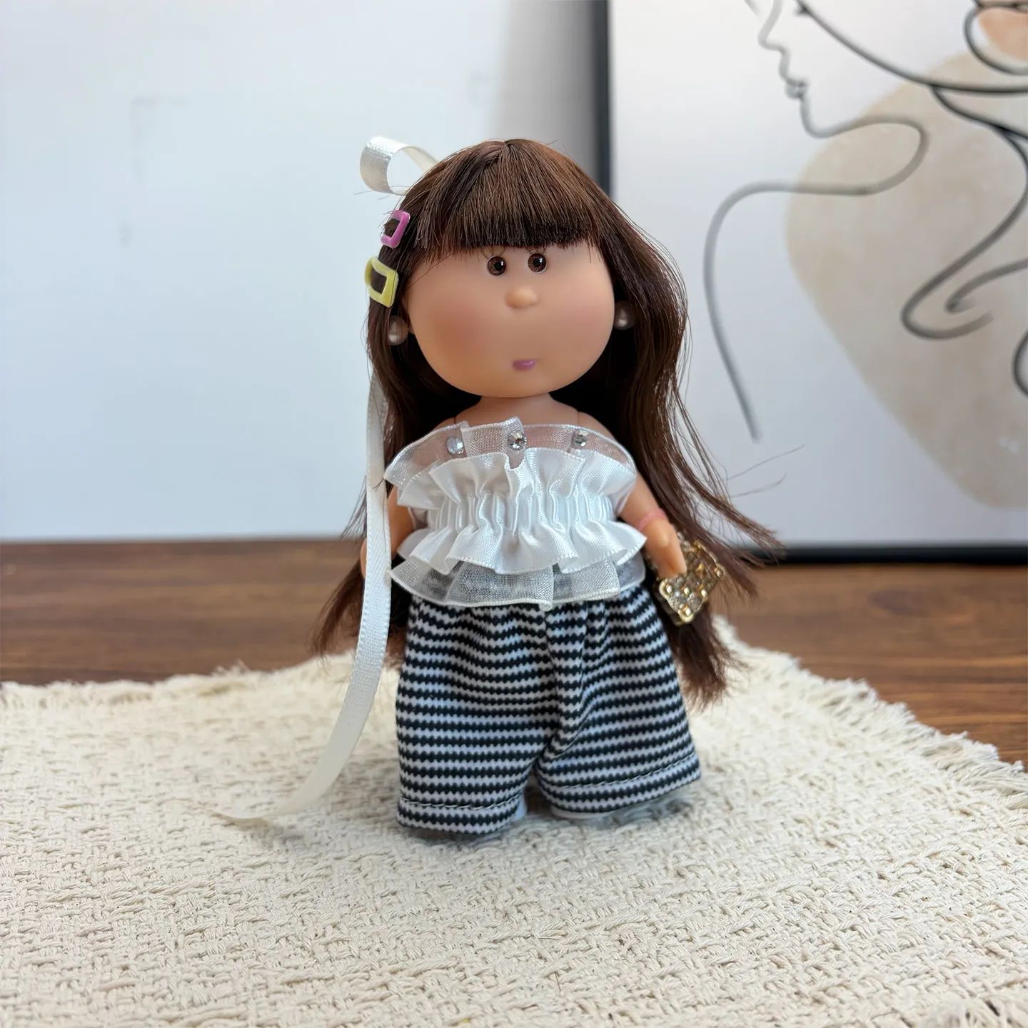 14cm Dress-up Articulated Potato Doll Keychain