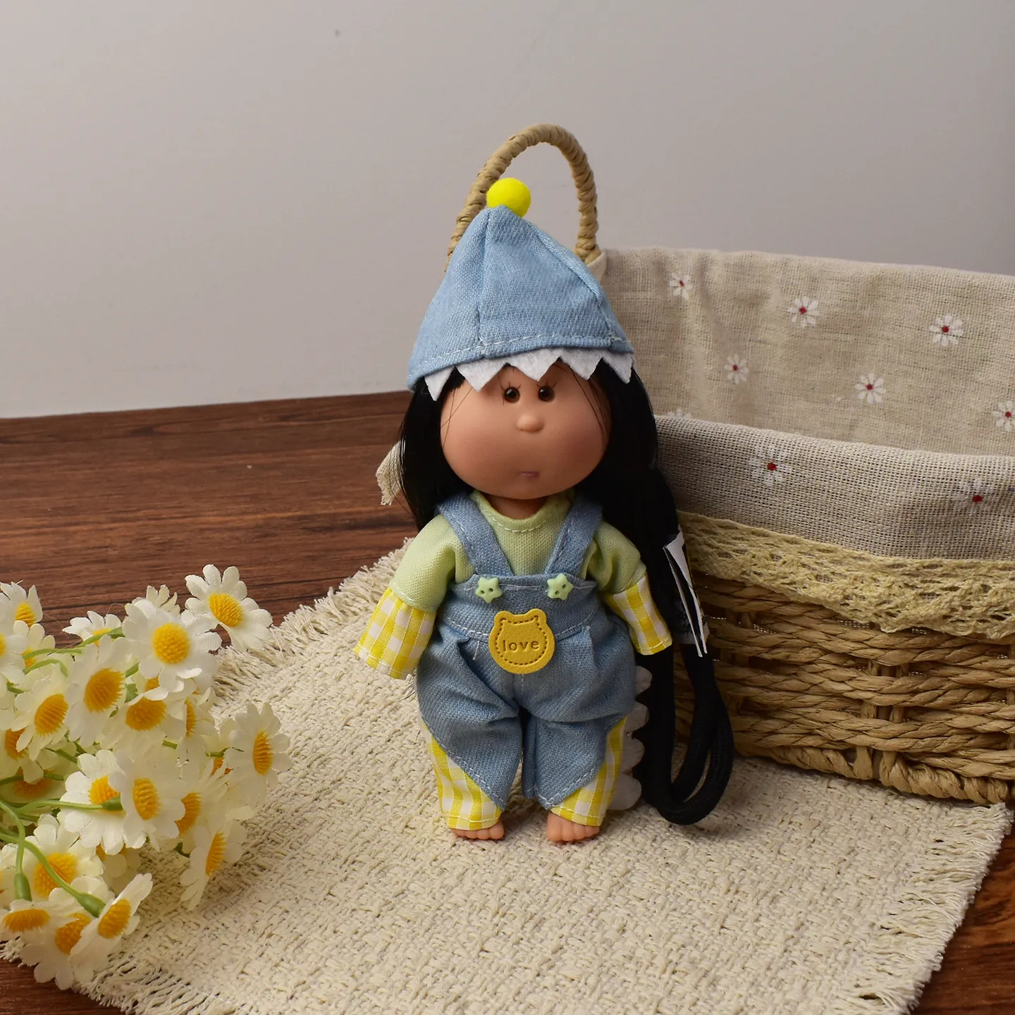 14cm Dress-up Articulated Potato Doll Keychain