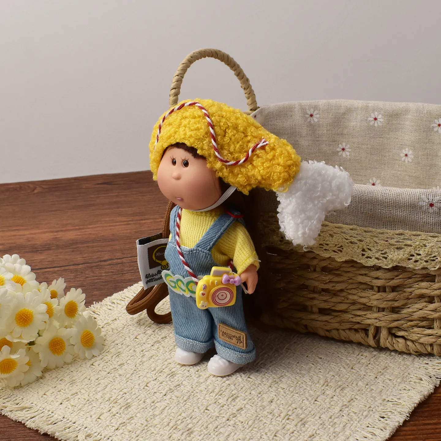 14cm Dress-up Articulated Potato Doll Keychain