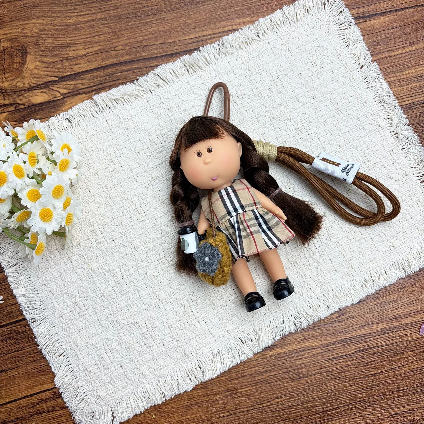 14cm Dress-up Articulated Potato Doll Keychain