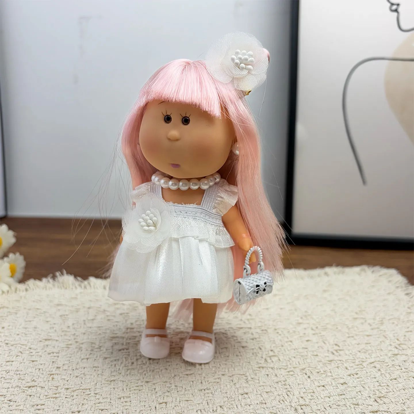 14cm Dress-up Articulated Potato Doll Keychain