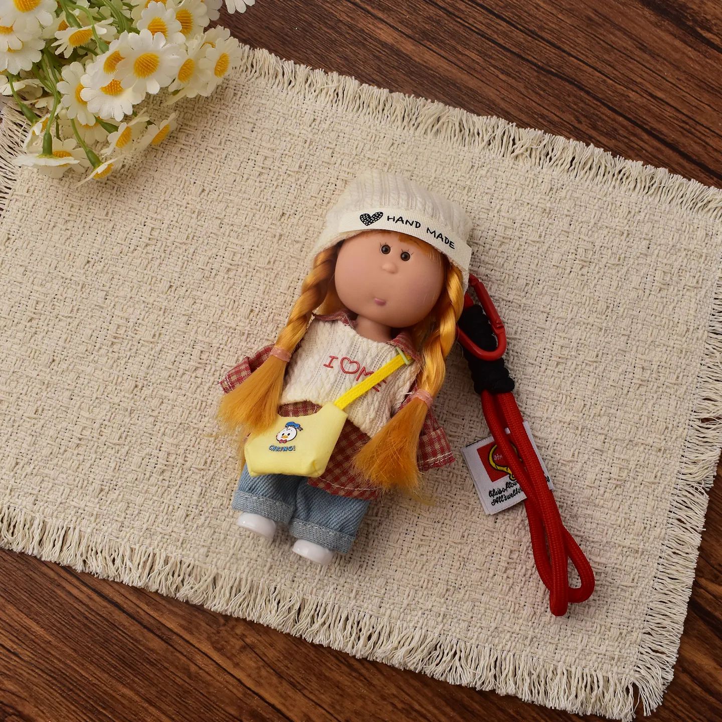 14cm Dress-up Articulated Potato Doll Keychain