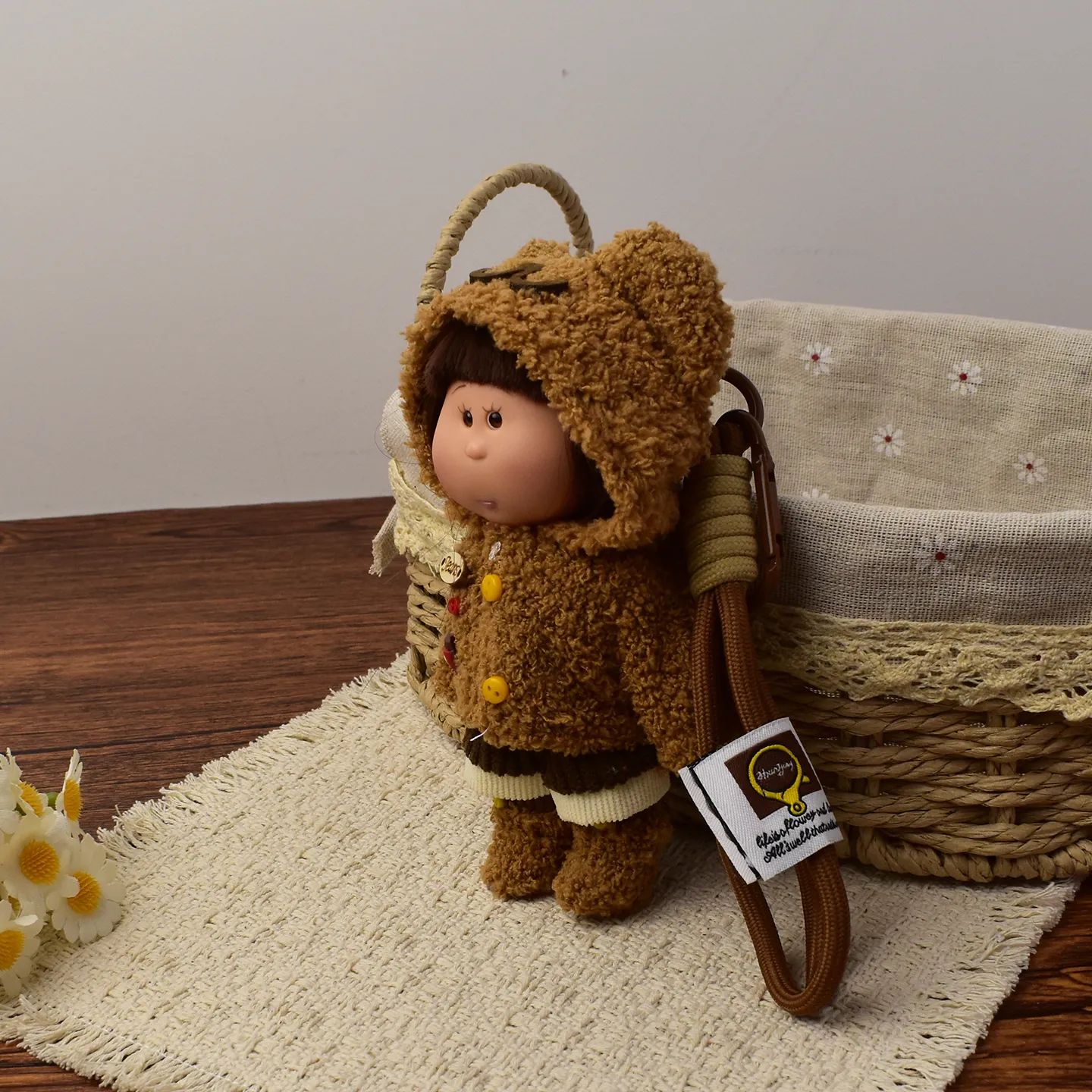 14cm Dress-up Articulated Potato Doll Keychain