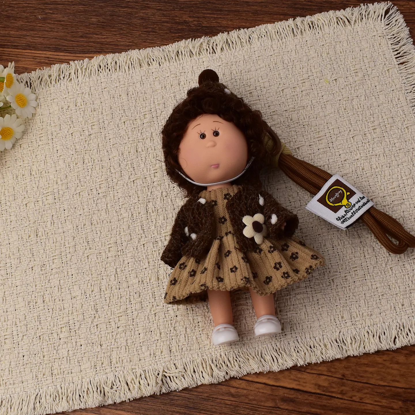 14cm Dress-up Articulated Potato Doll Keychain