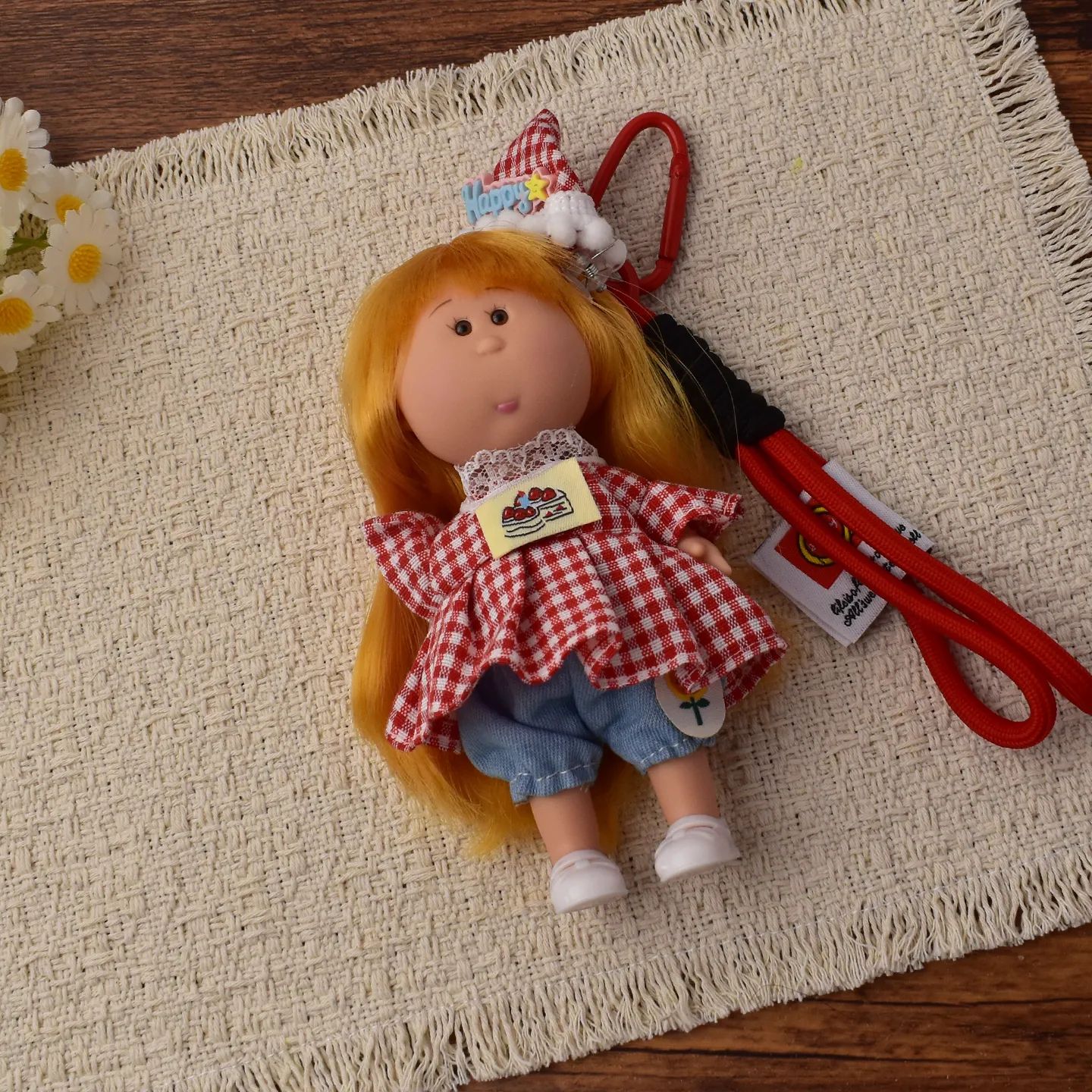 14cm Dress-up Articulated Potato Doll Keychain