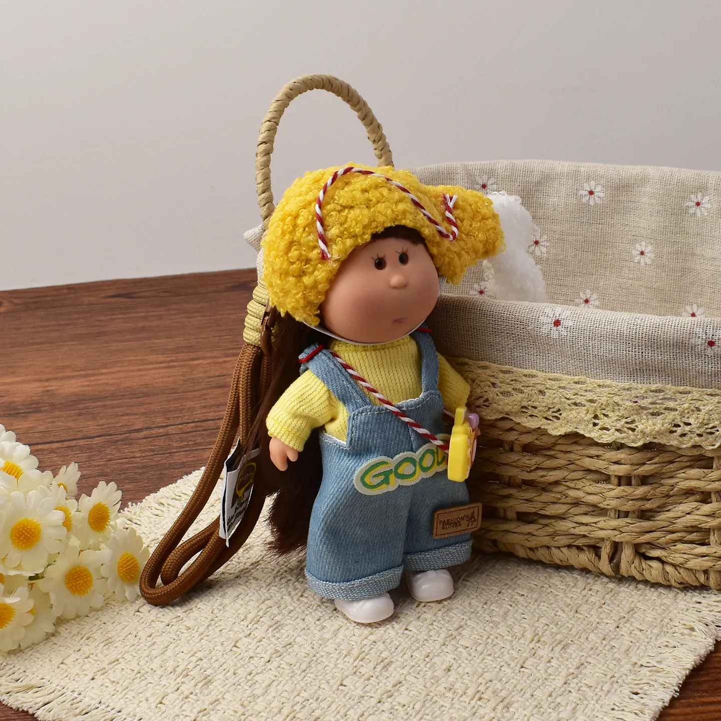 14cm Dress-up Articulated Potato Doll Keychain