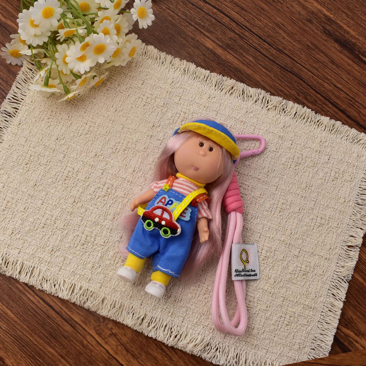 14cm Dress-up Articulated Potato Doll Keychain
