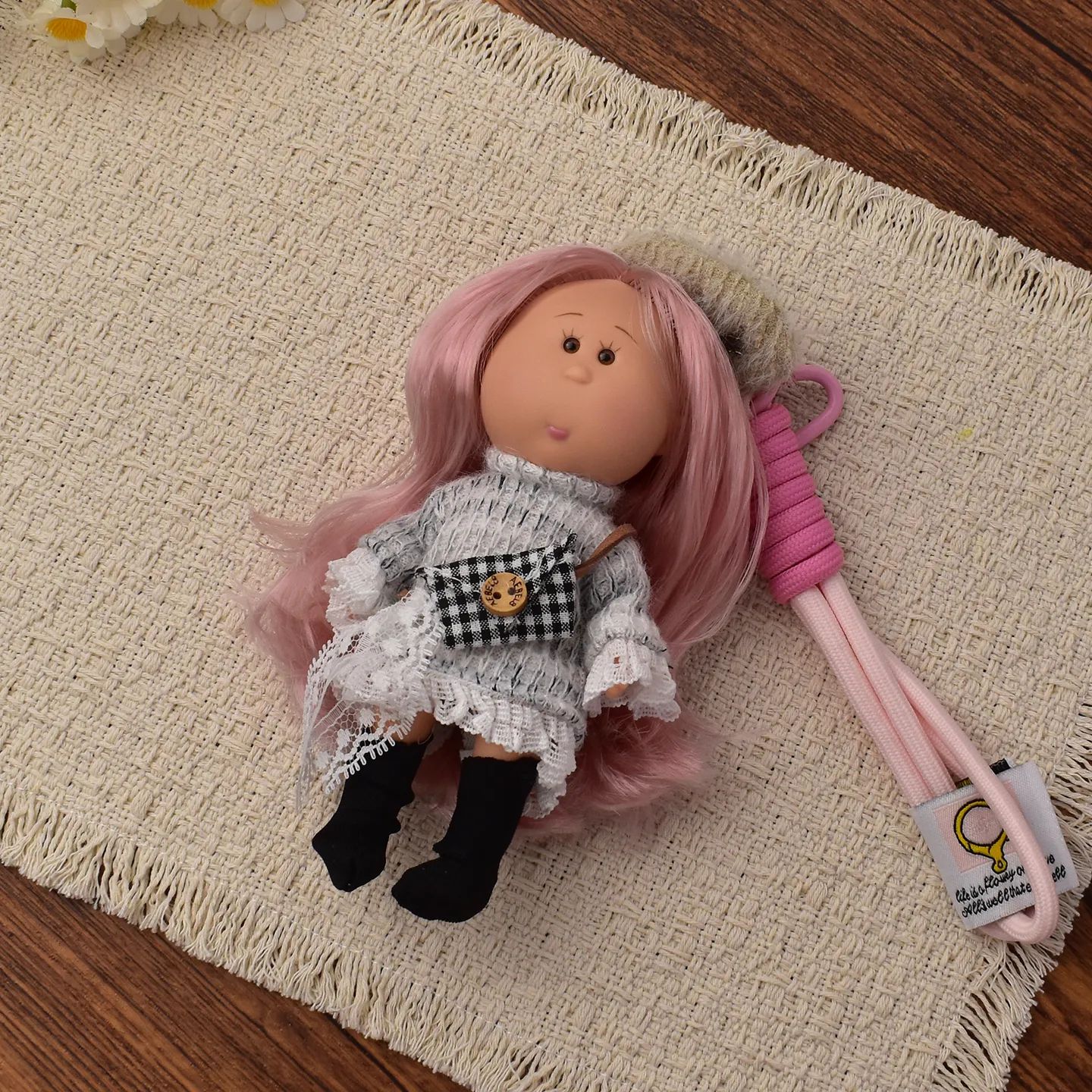 14cm Dress-up Articulated Potato Doll Keychain