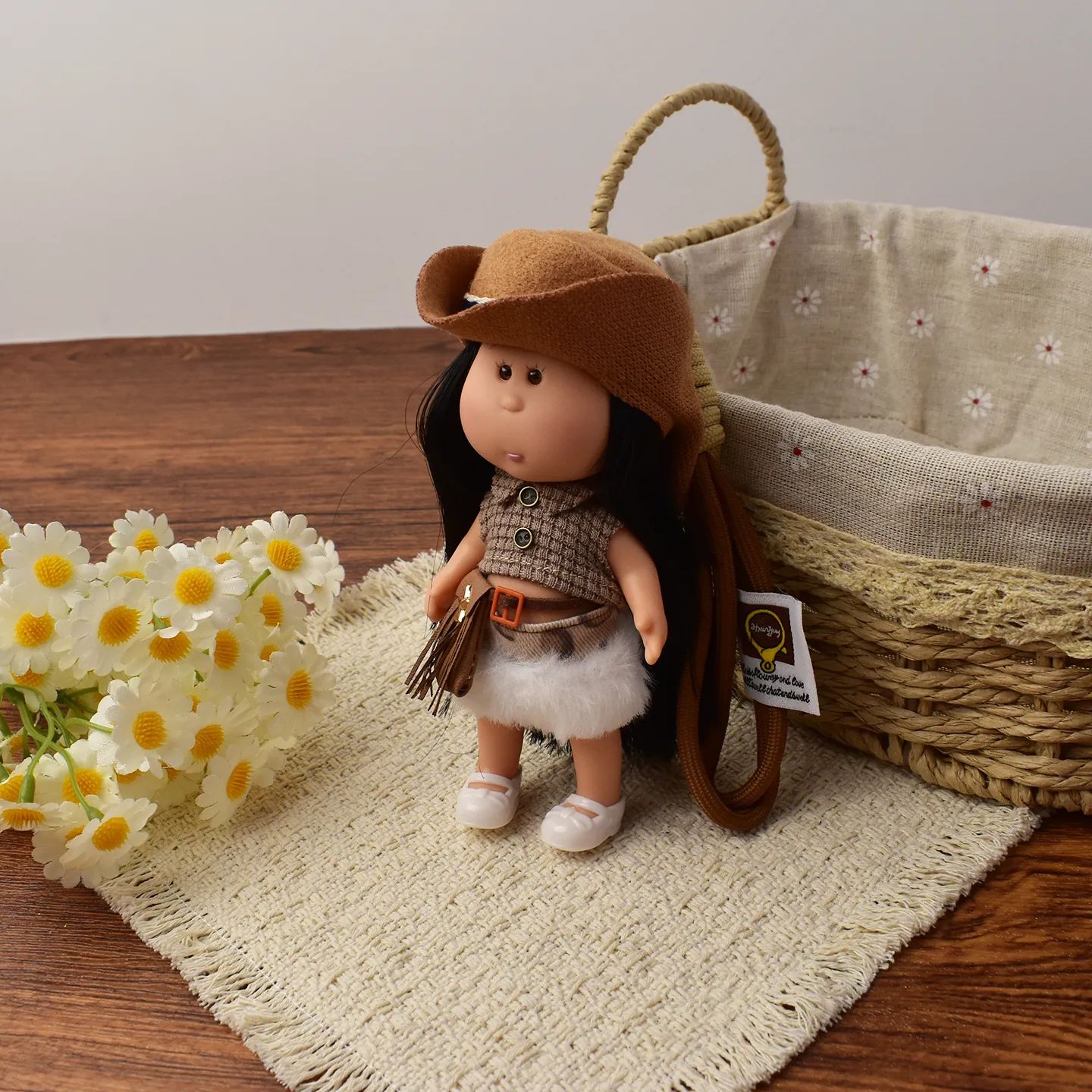 14cm Dress-up Articulated Potato Doll Keychain