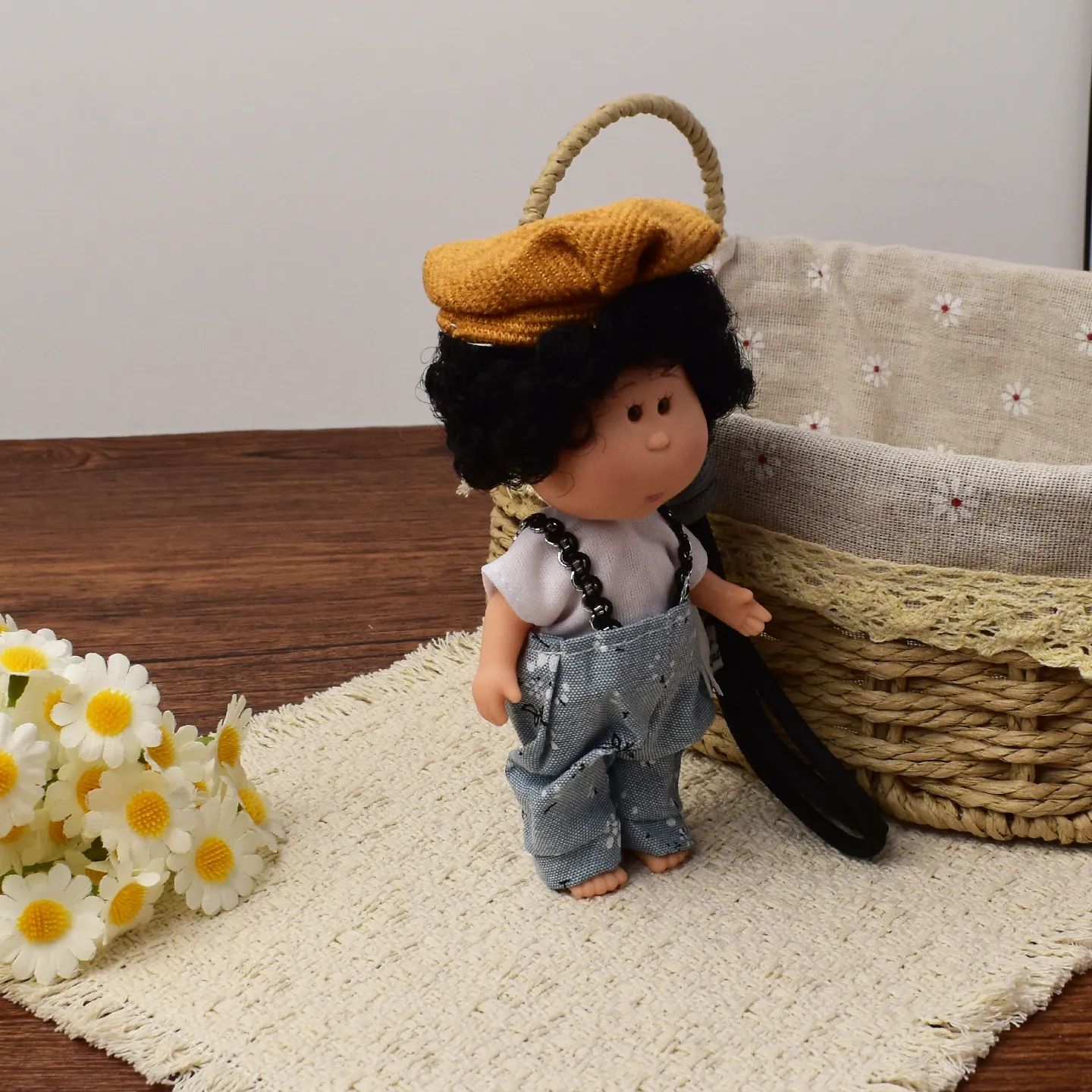 14cm Dress-up Articulated Potato Doll Keychain