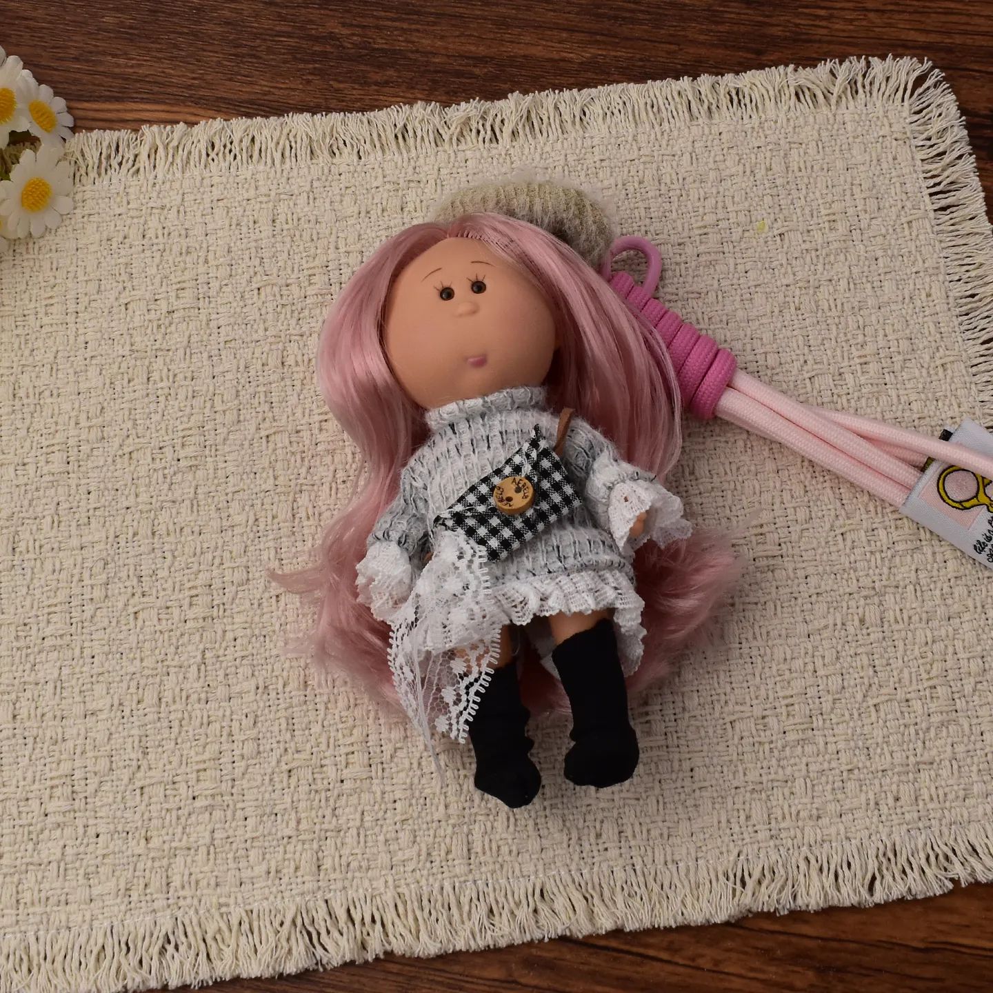14cm Dress-up Articulated Potato Doll Keychain
