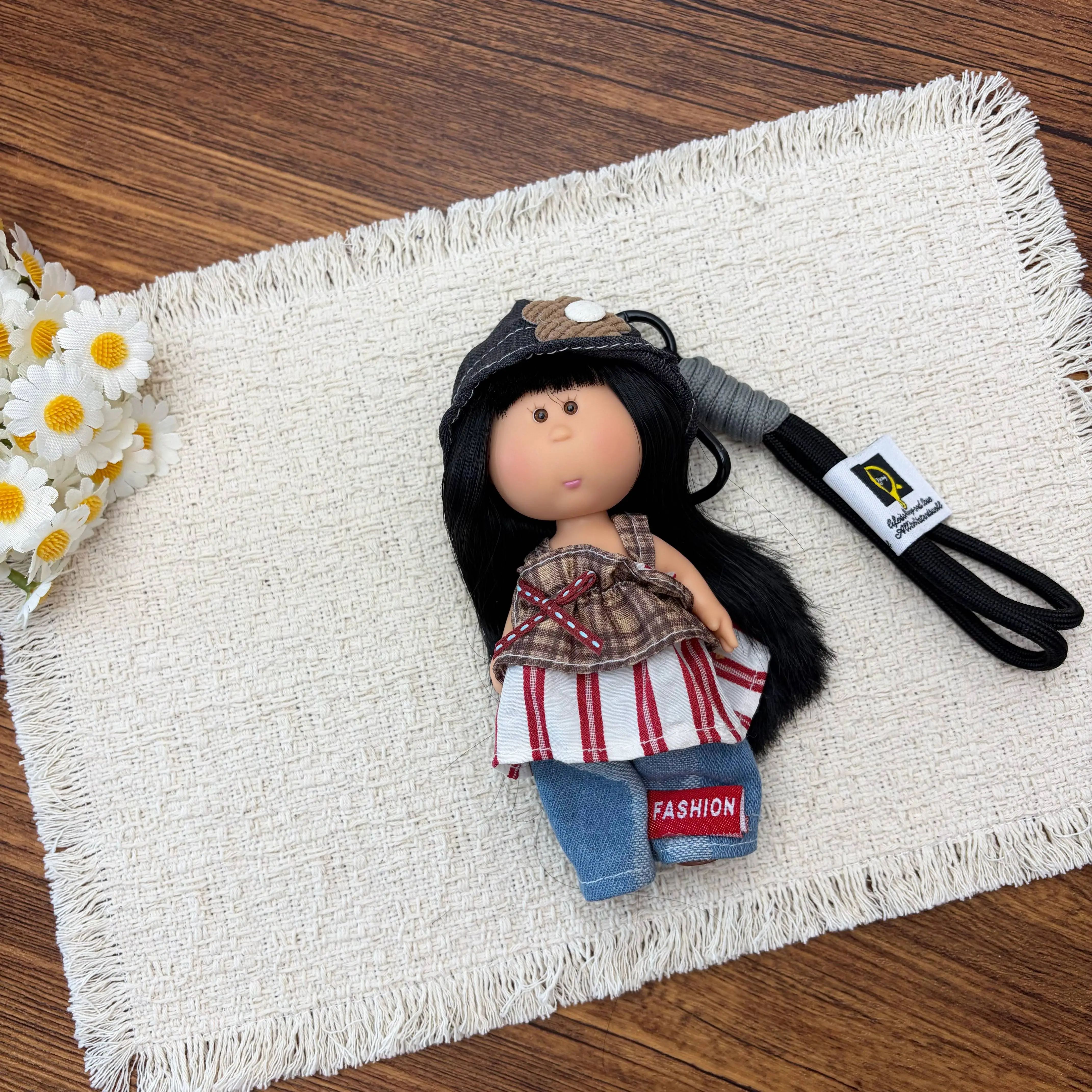 14cm Dress-up Articulated Potato Doll Keychain