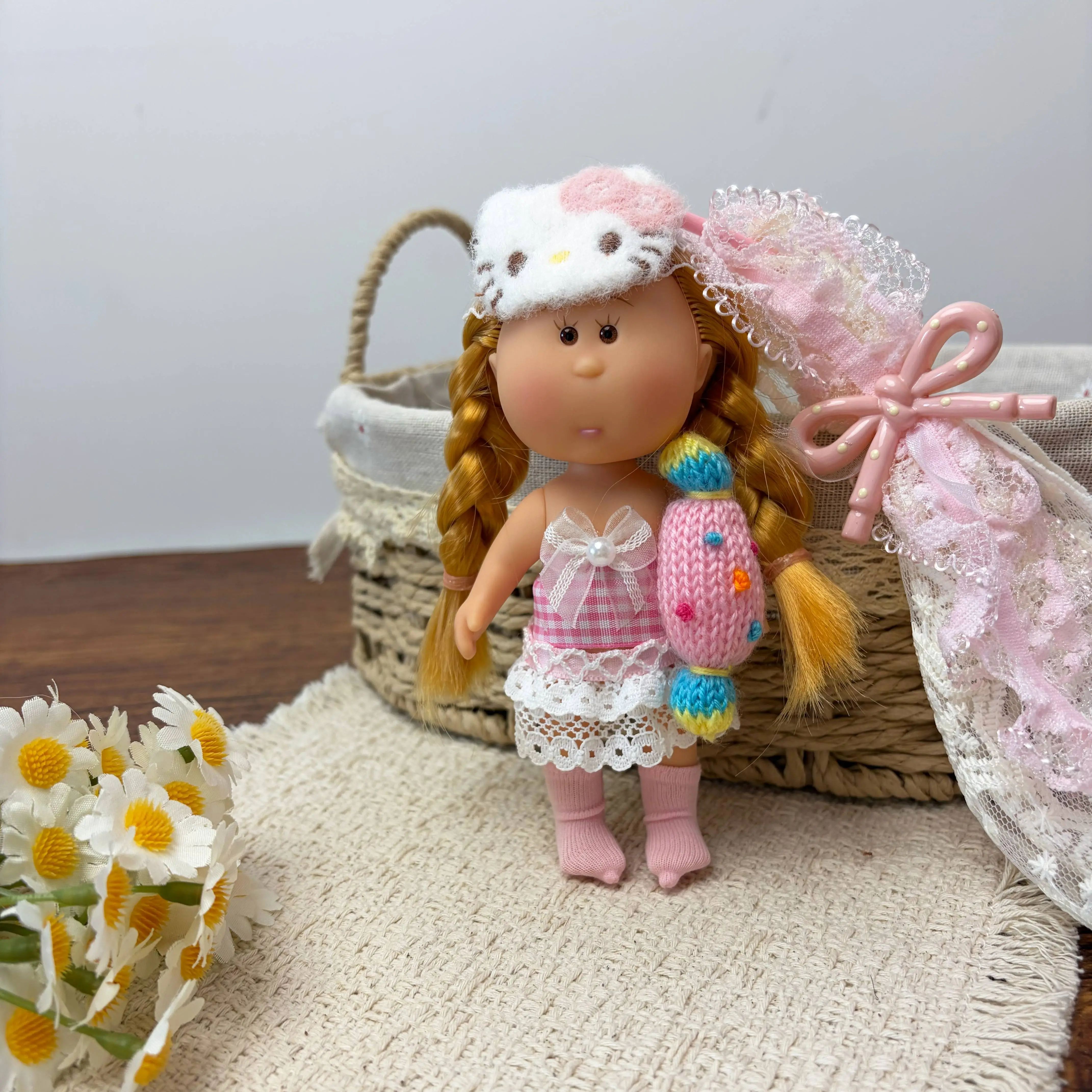 14cm Dress-up Articulated Potato Doll Keychain