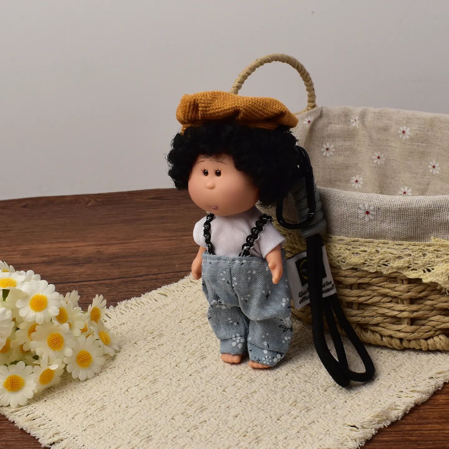 14cm Dress-up Articulated Potato Doll Keychain