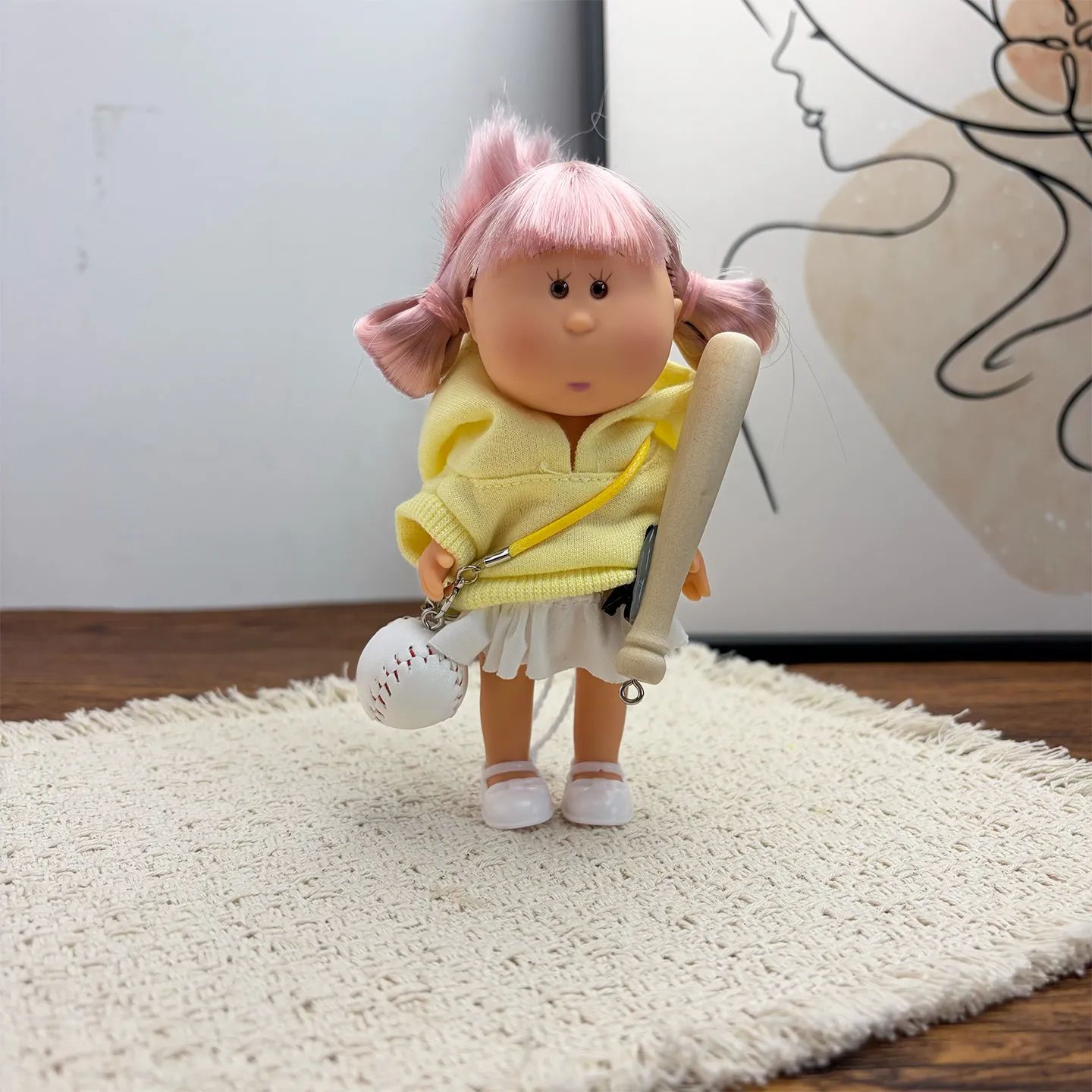 14cm Dress-up Articulated Potato Doll Keychain