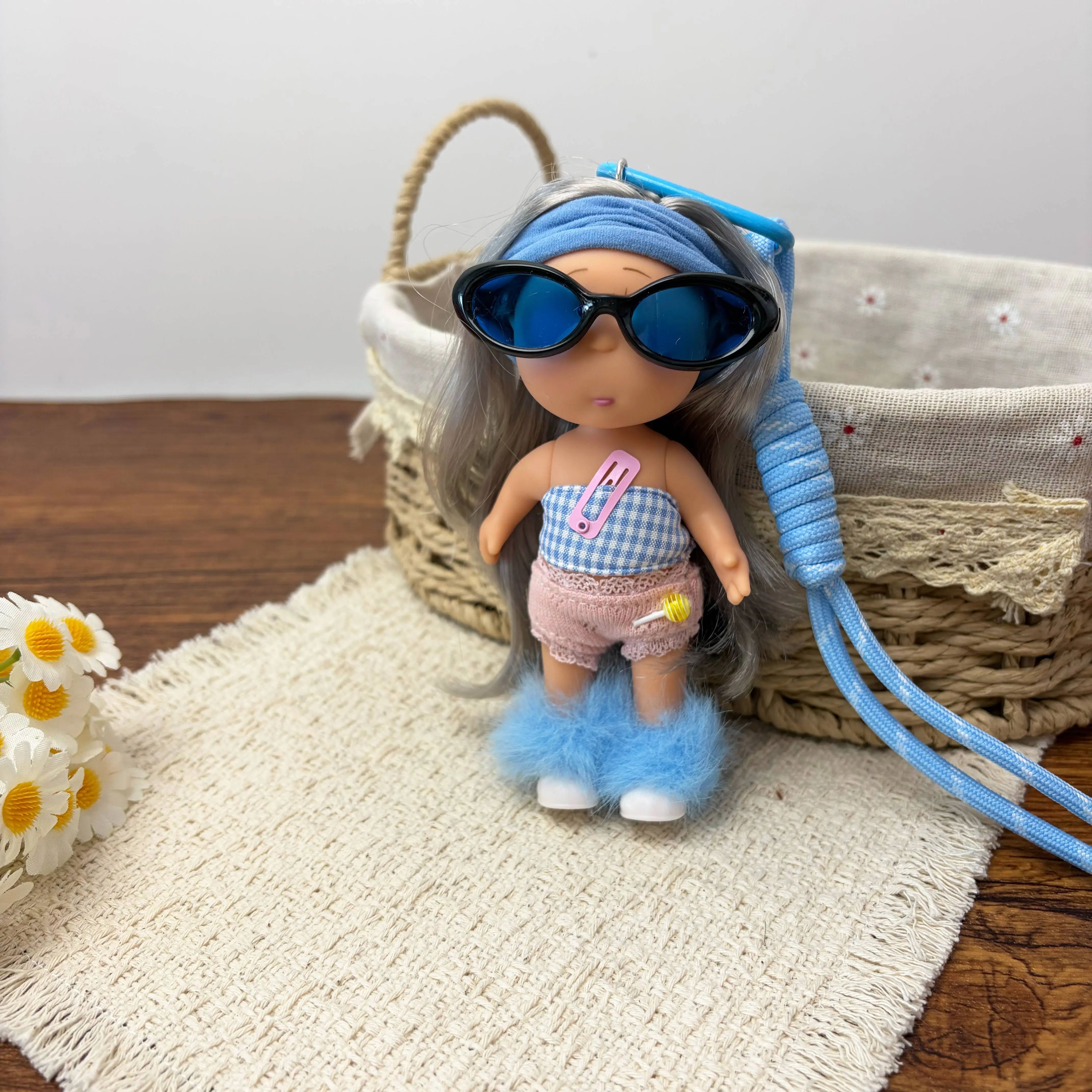 14cm Dress-up Articulated Potato Doll Keychain