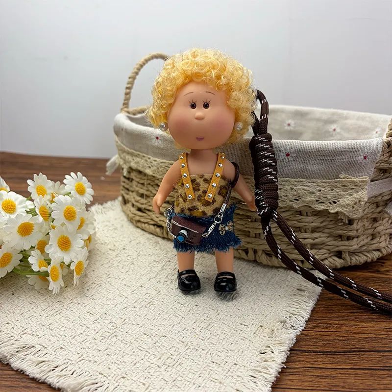 14cm Dress-up Articulated Potato Doll Keychain