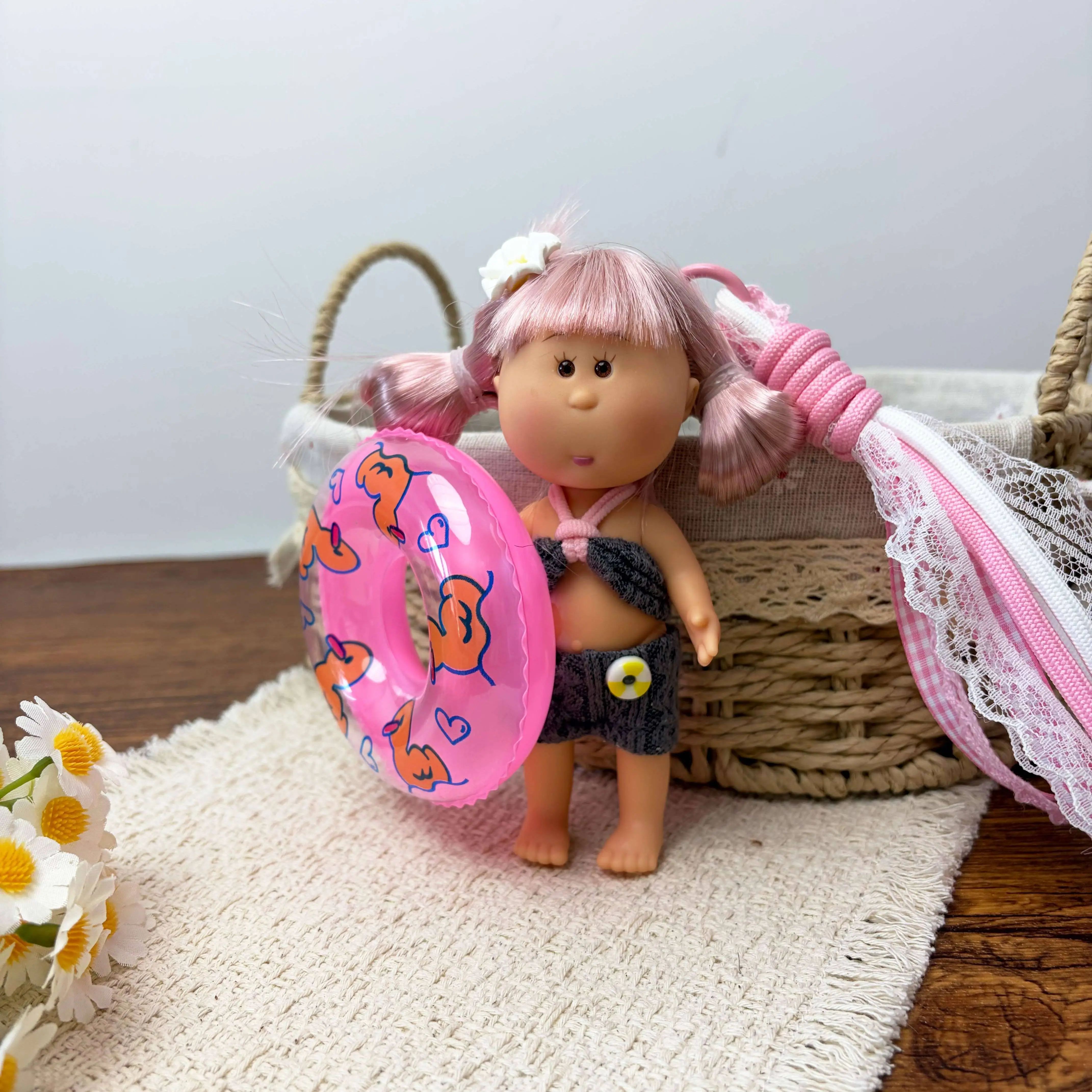 14cm Dress-up Articulated Potato Doll Keychain