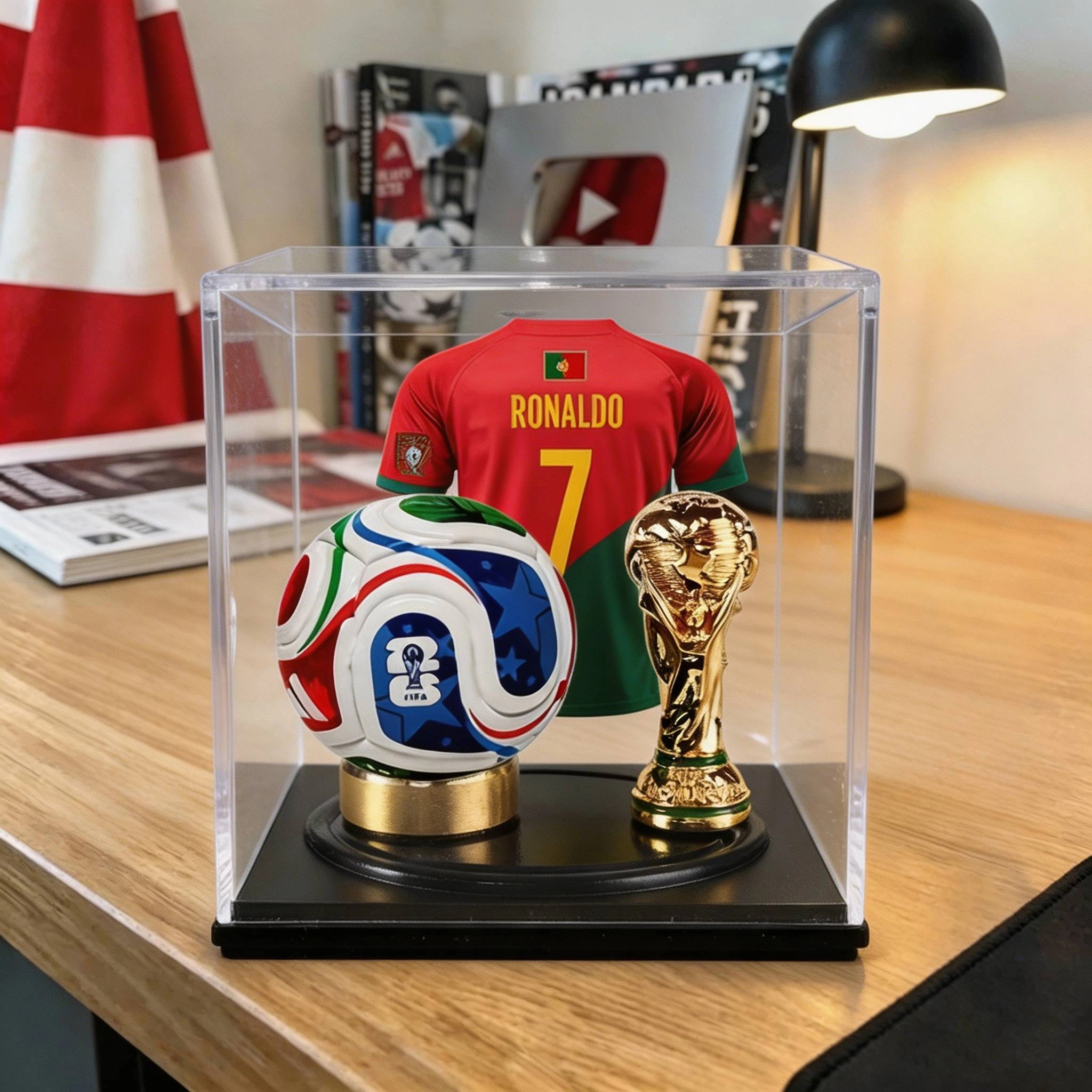 CR7 Cristiano Ronaldo Portugal National Team Full Display Box