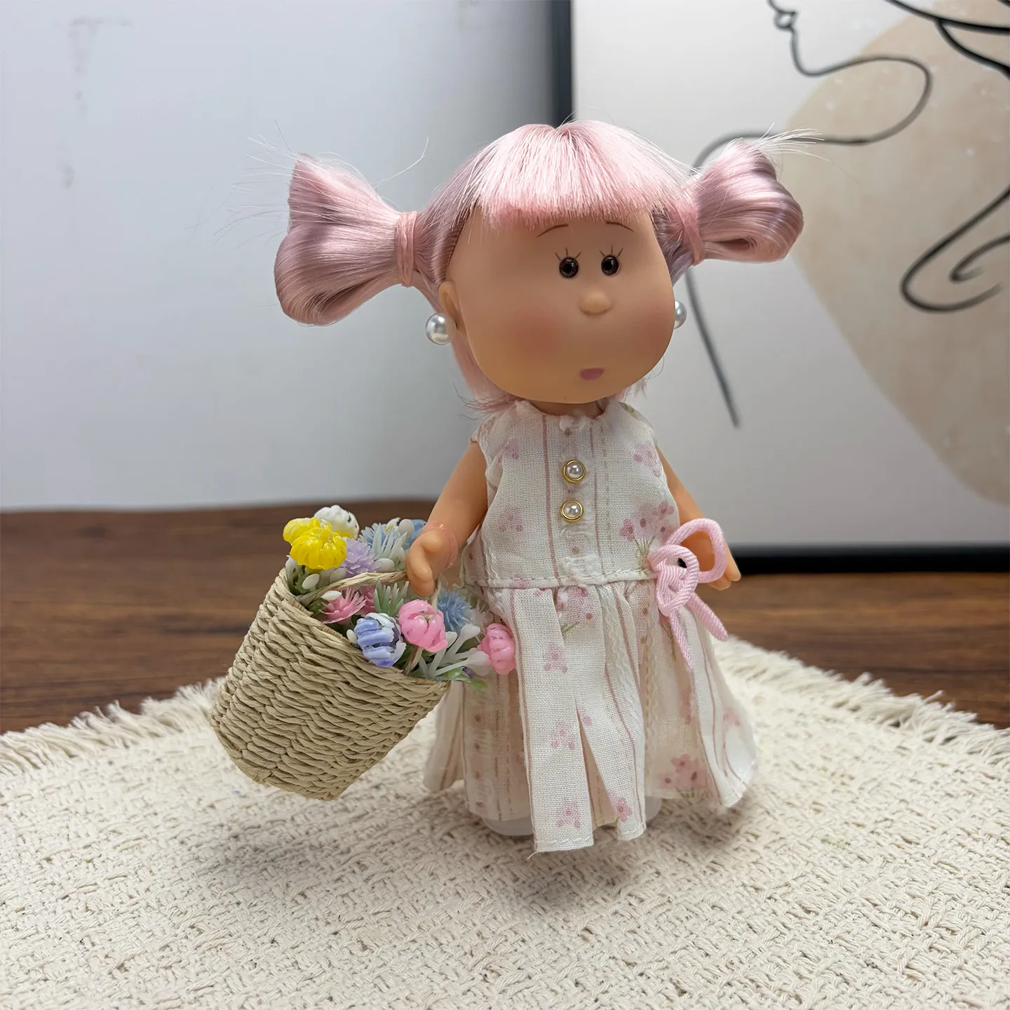 14cm Dress-up Articulated Potato Doll Keychain