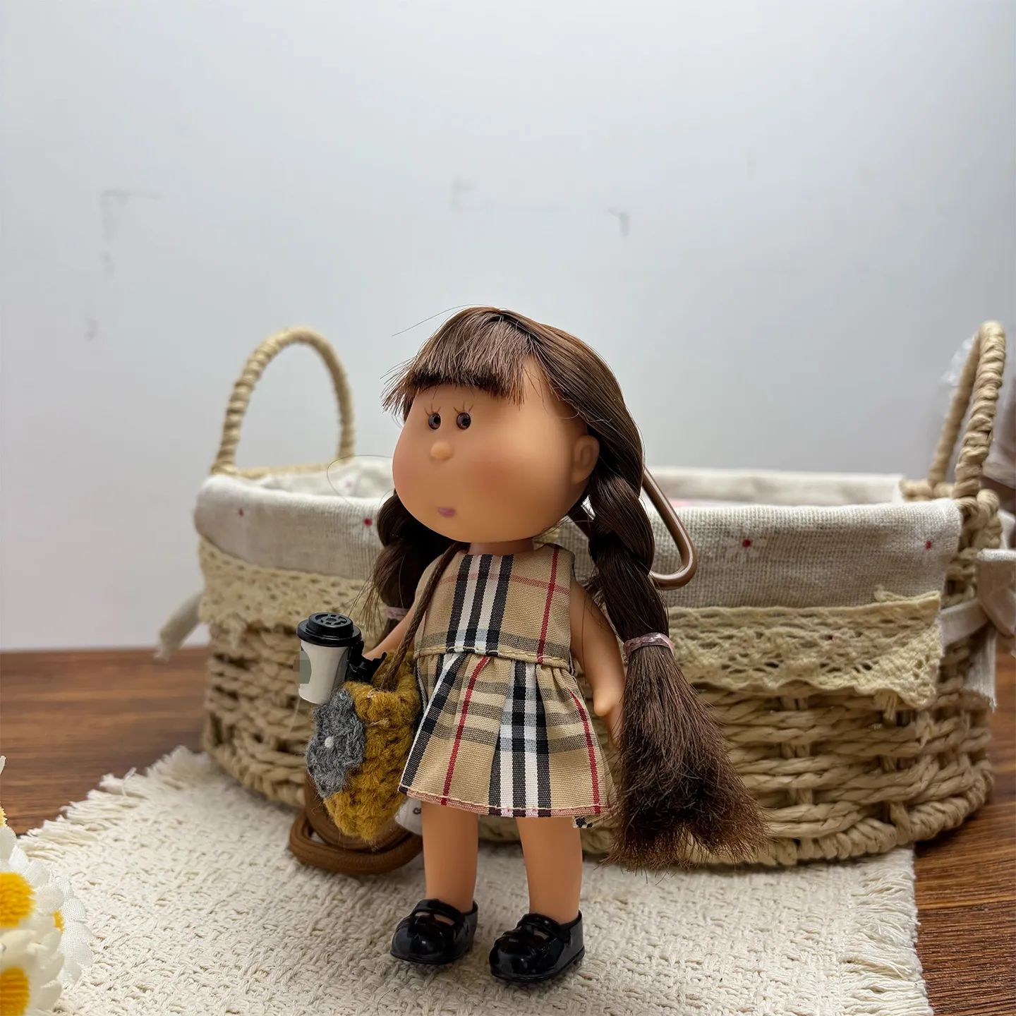 14cm Dress-up Articulated Potato Doll Keychain
