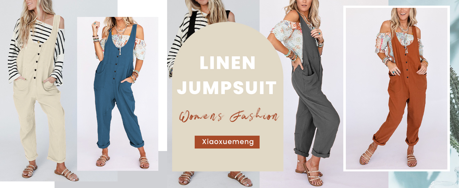 Cotton Linen Jumpsuit