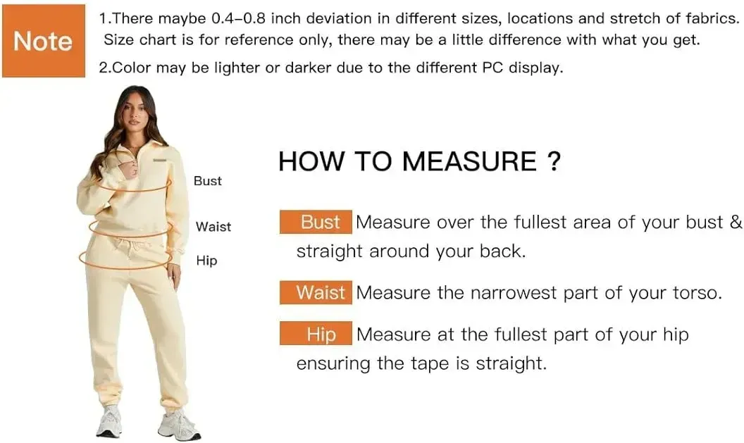 Women 2 Piece Outfits Sweatsuit Lounge Set Half Zip Pullover with Tracksuit Matching Pants Set