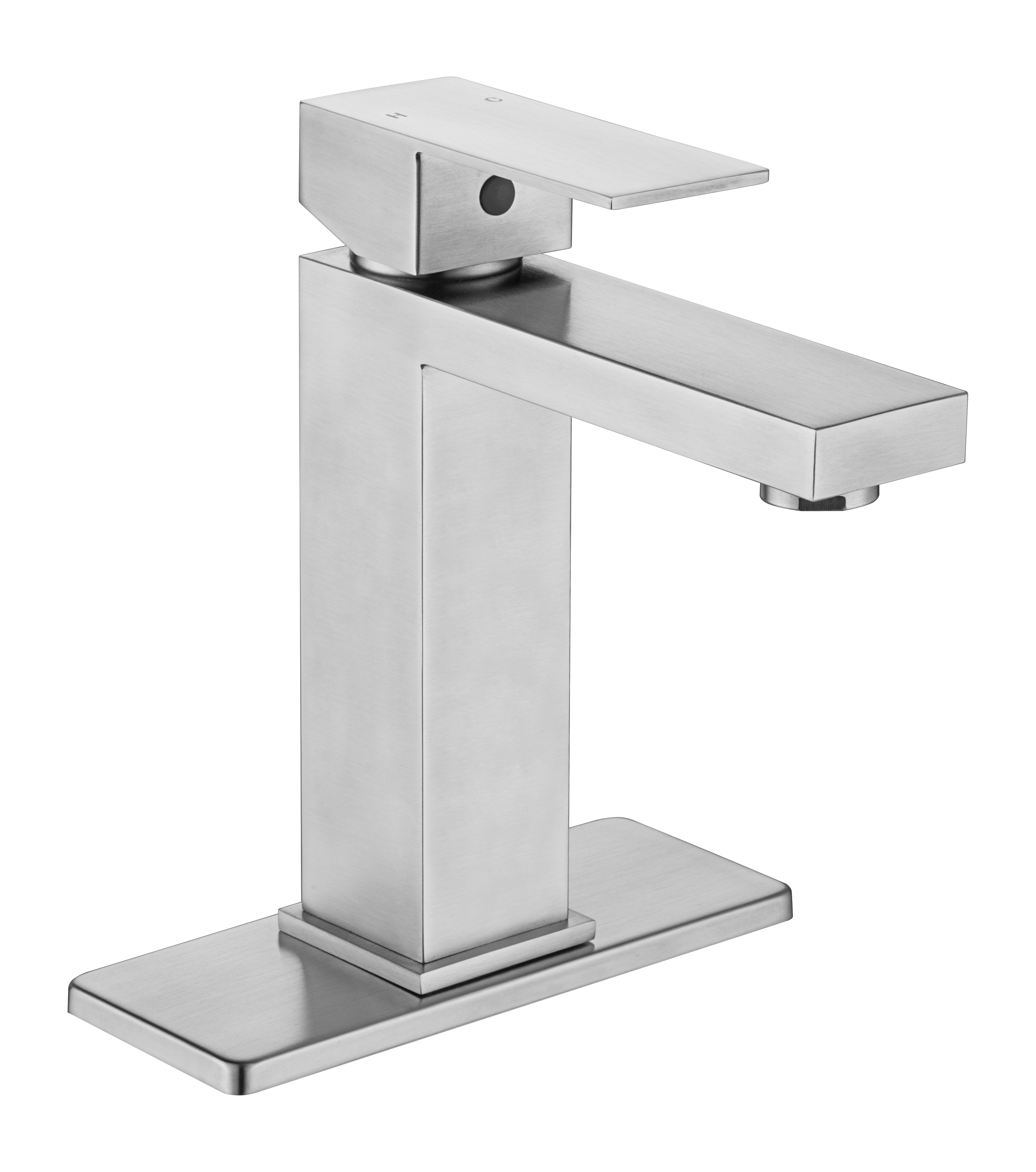 MP-11058 Nickel Deck-mount Hot And Cold Basin Faucet-Arrisea