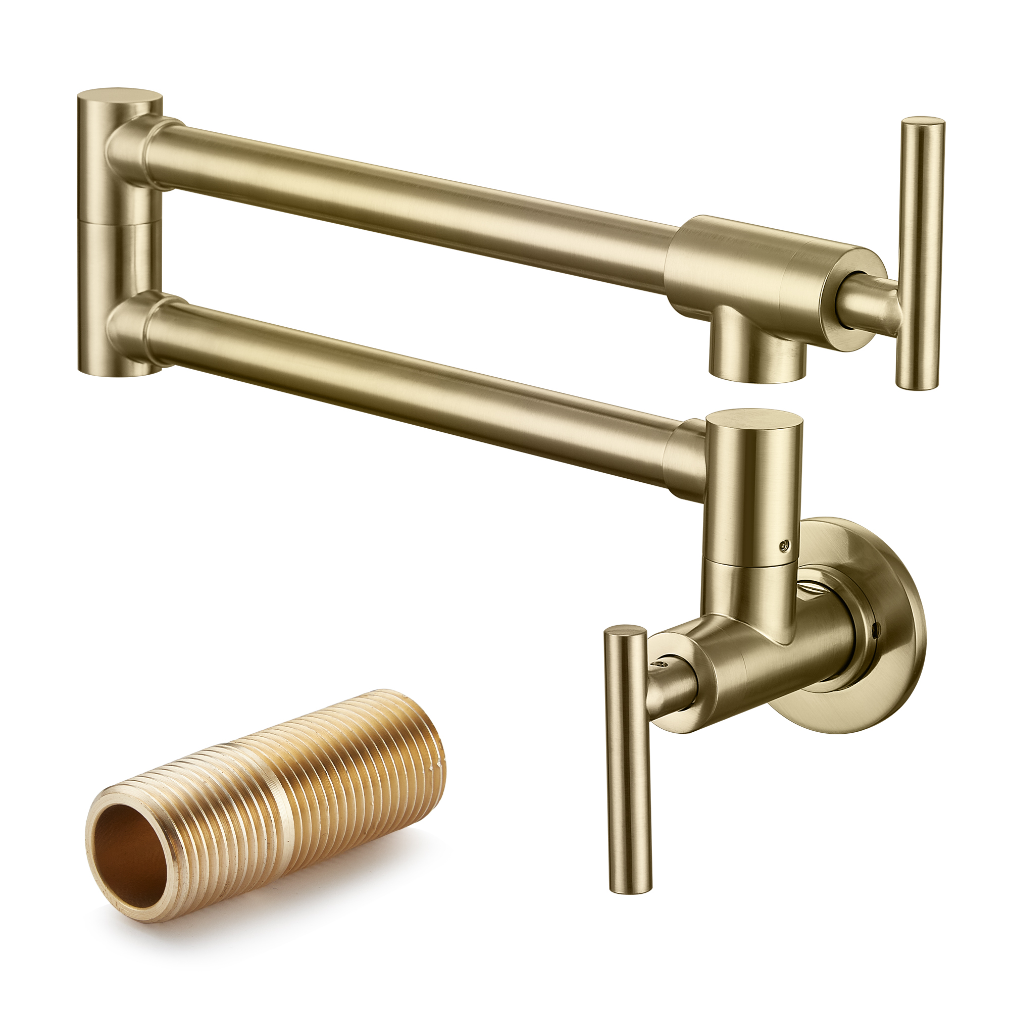 CF-25046 Gold Folding Kitchen Faucet-Arrisea